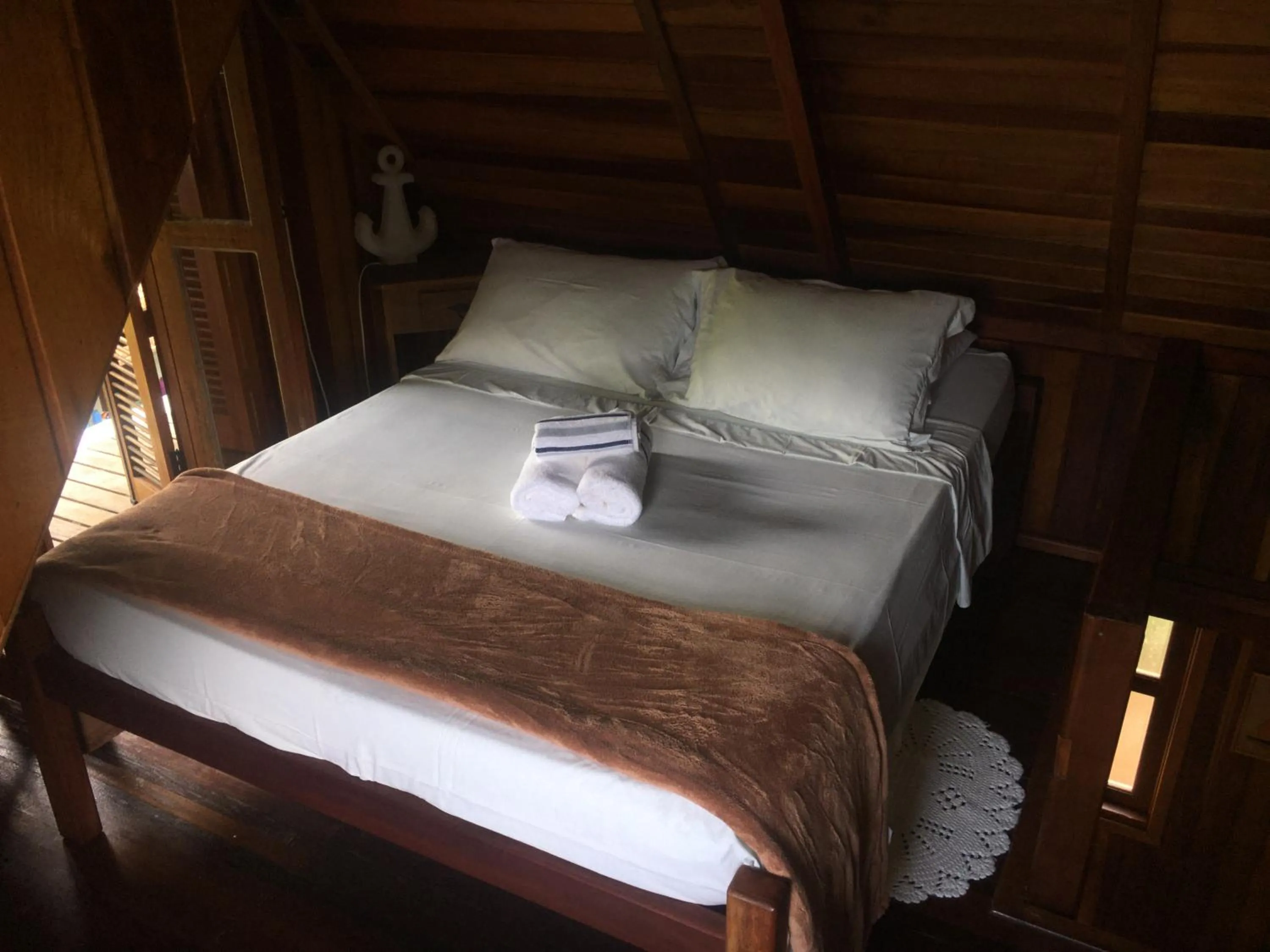 Bed in Pousada Refugio do Pirata