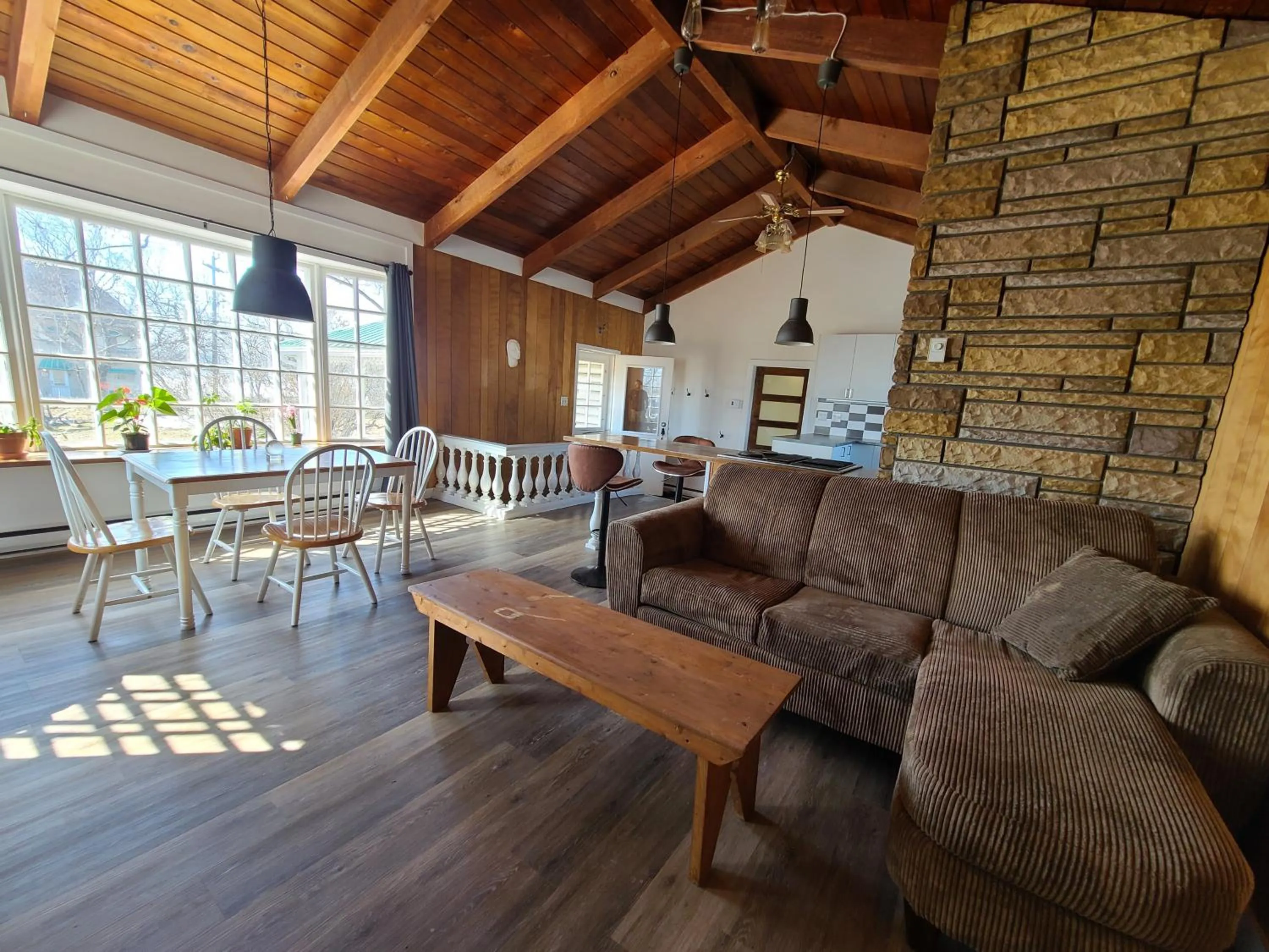 Living room in Aux 4 vents - Auberg'Inn