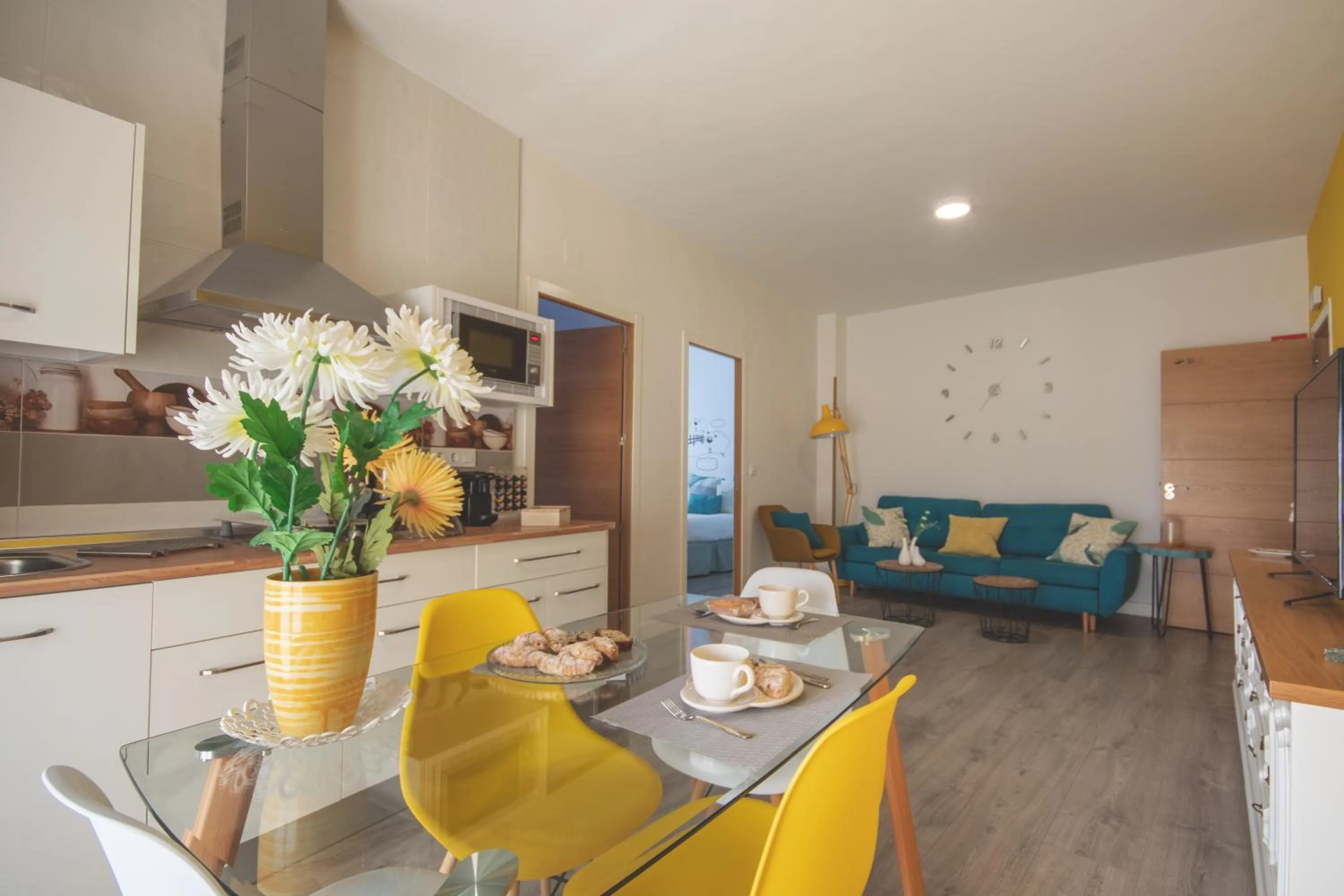 Living room in Apartamentos Coso de San Albin