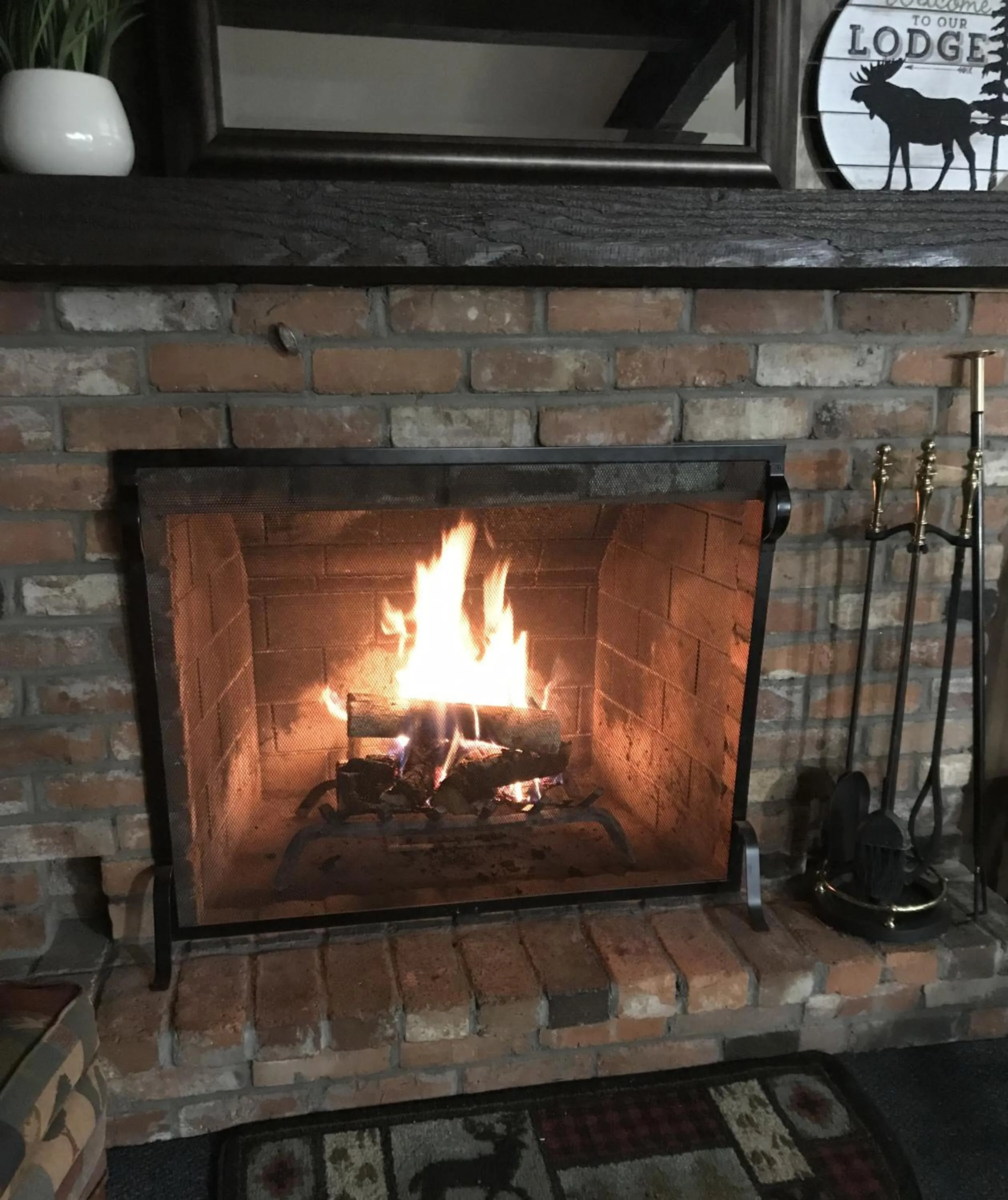 flat iron in Hideaway Mountain Lodge