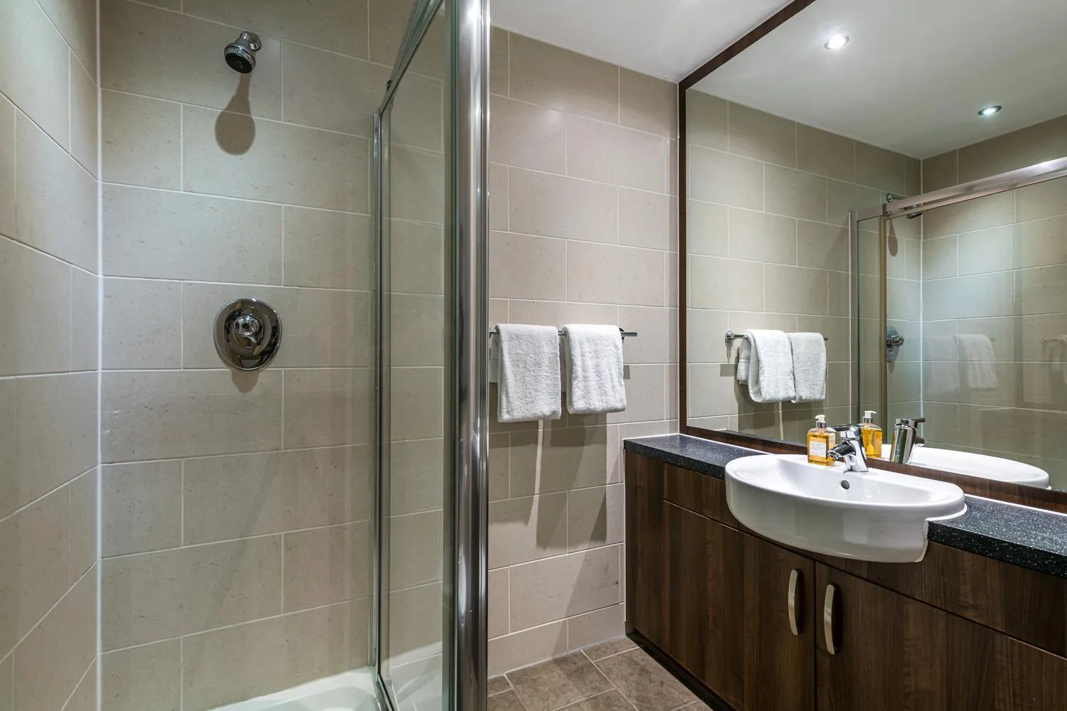 Bathroom in KM Apartments