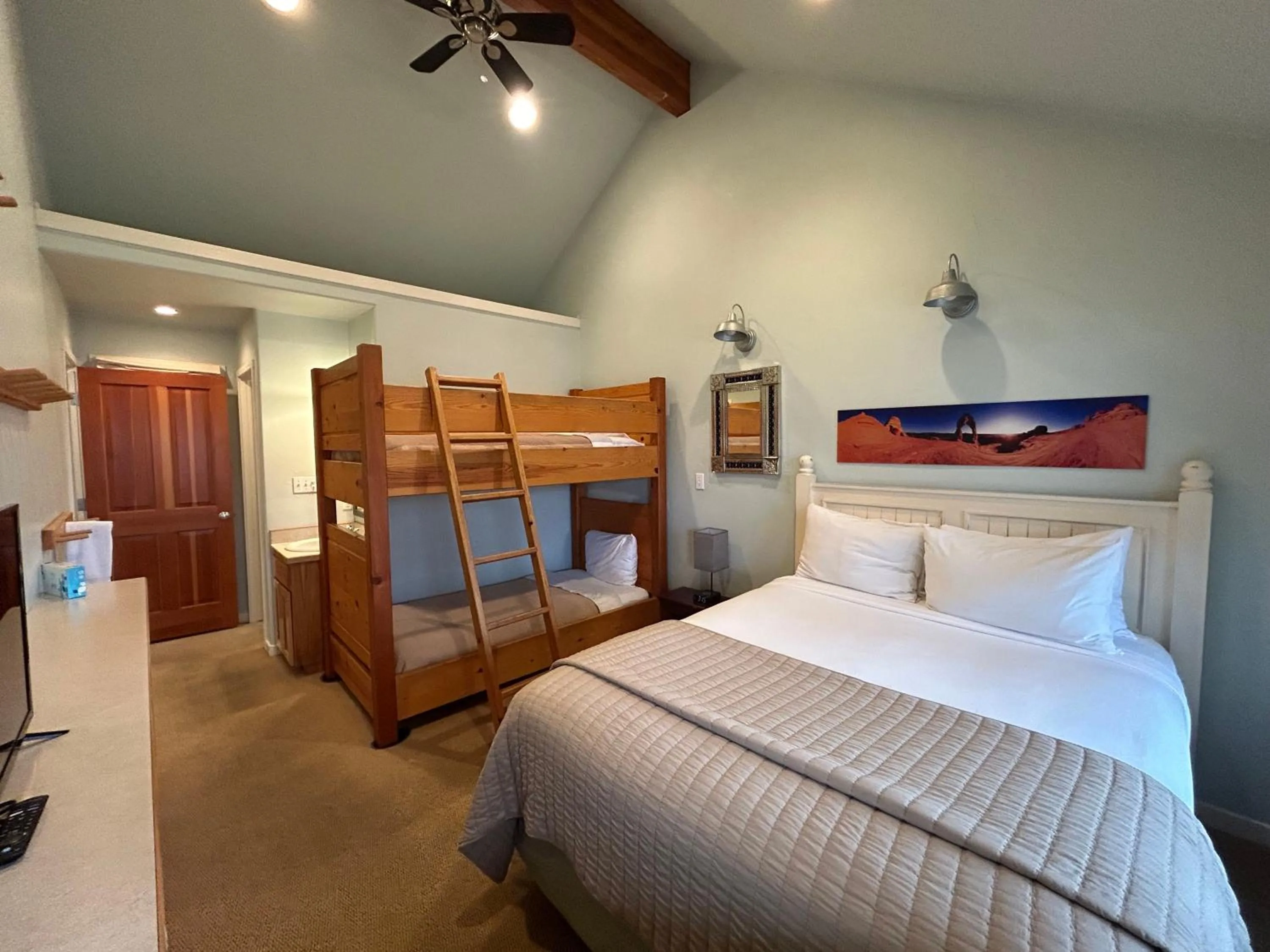 Bed in Moab Springs Ranch
