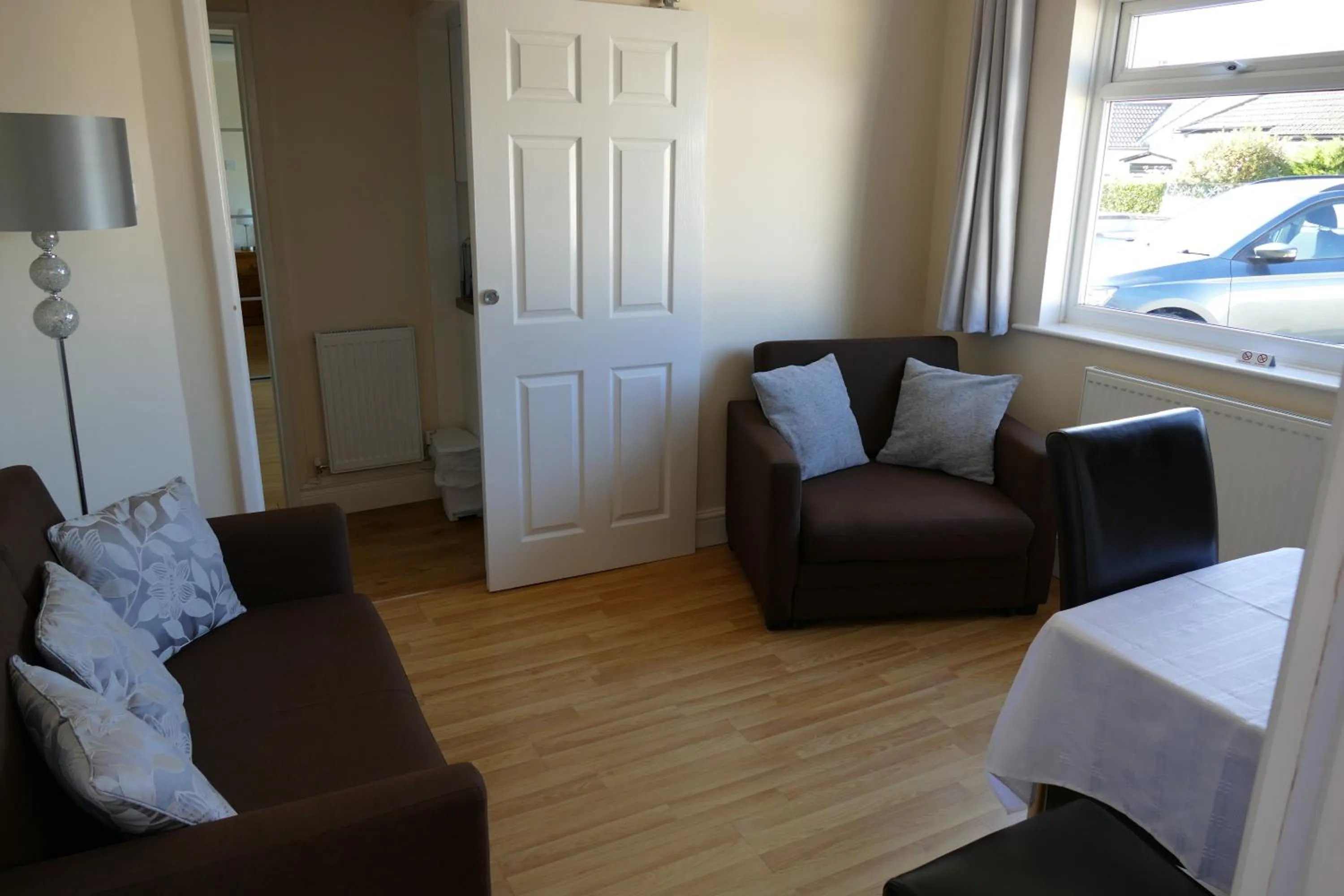 Seating area in Magnolia Self Contained Suites