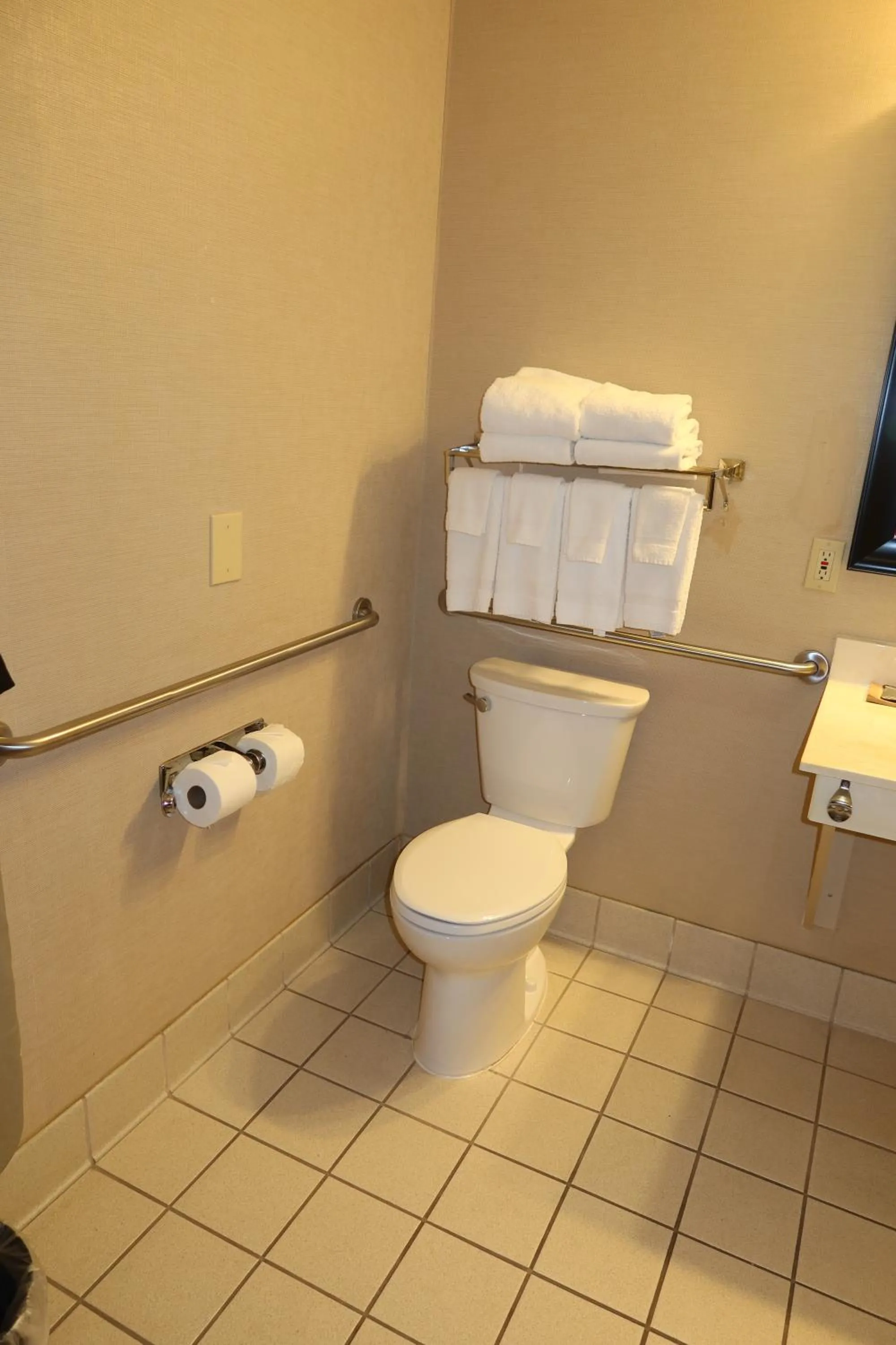 Toilet in Country Inn & Suites by Radisson, Madison, WI