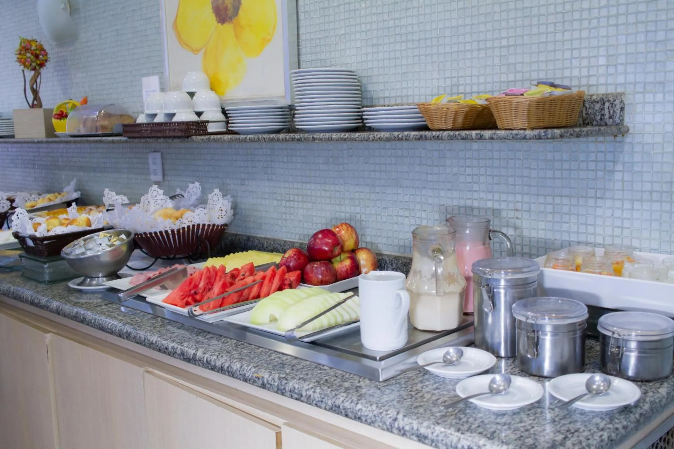 Buffet breakfast in Oft San Conrado Hotel