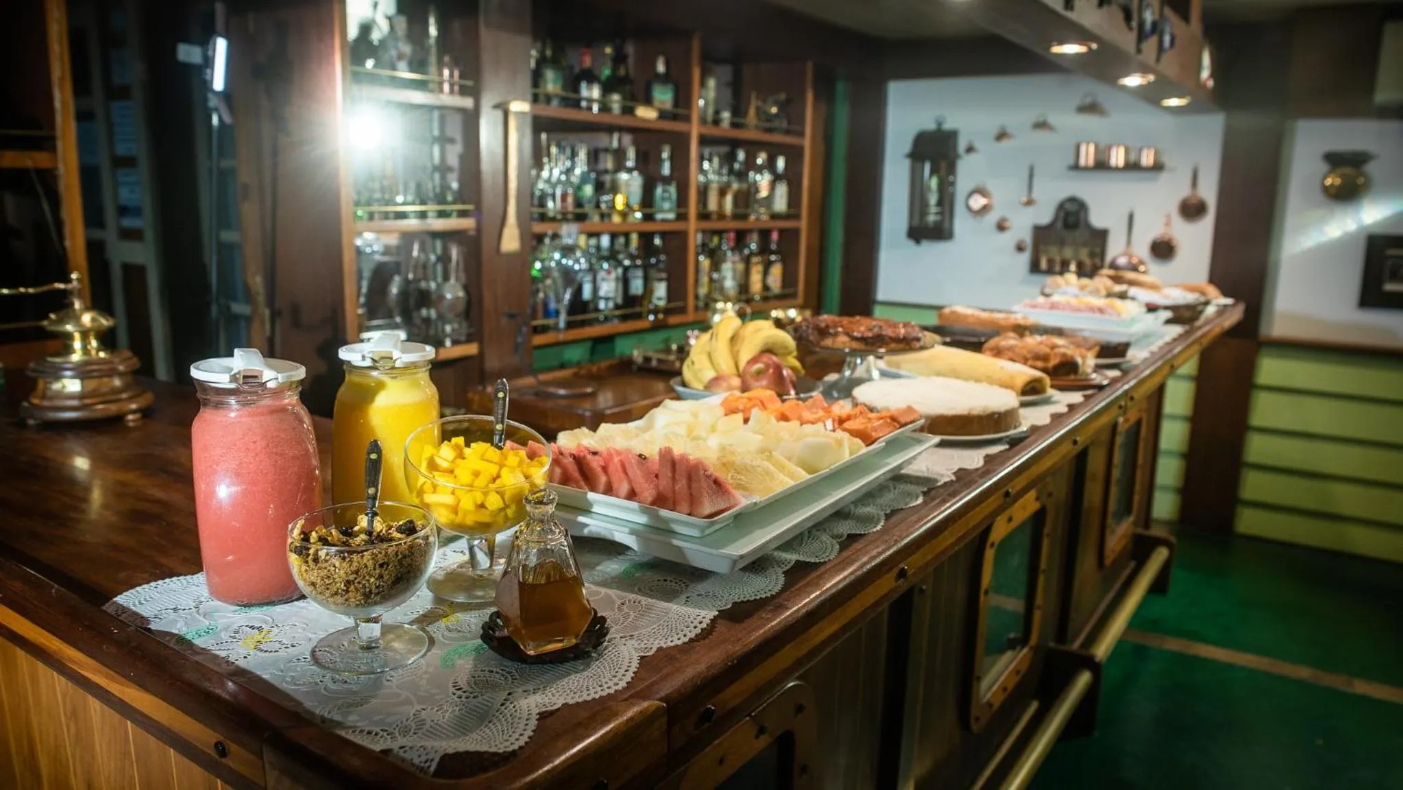 Breakfast in Plaza Inn Pousada do Capitão
