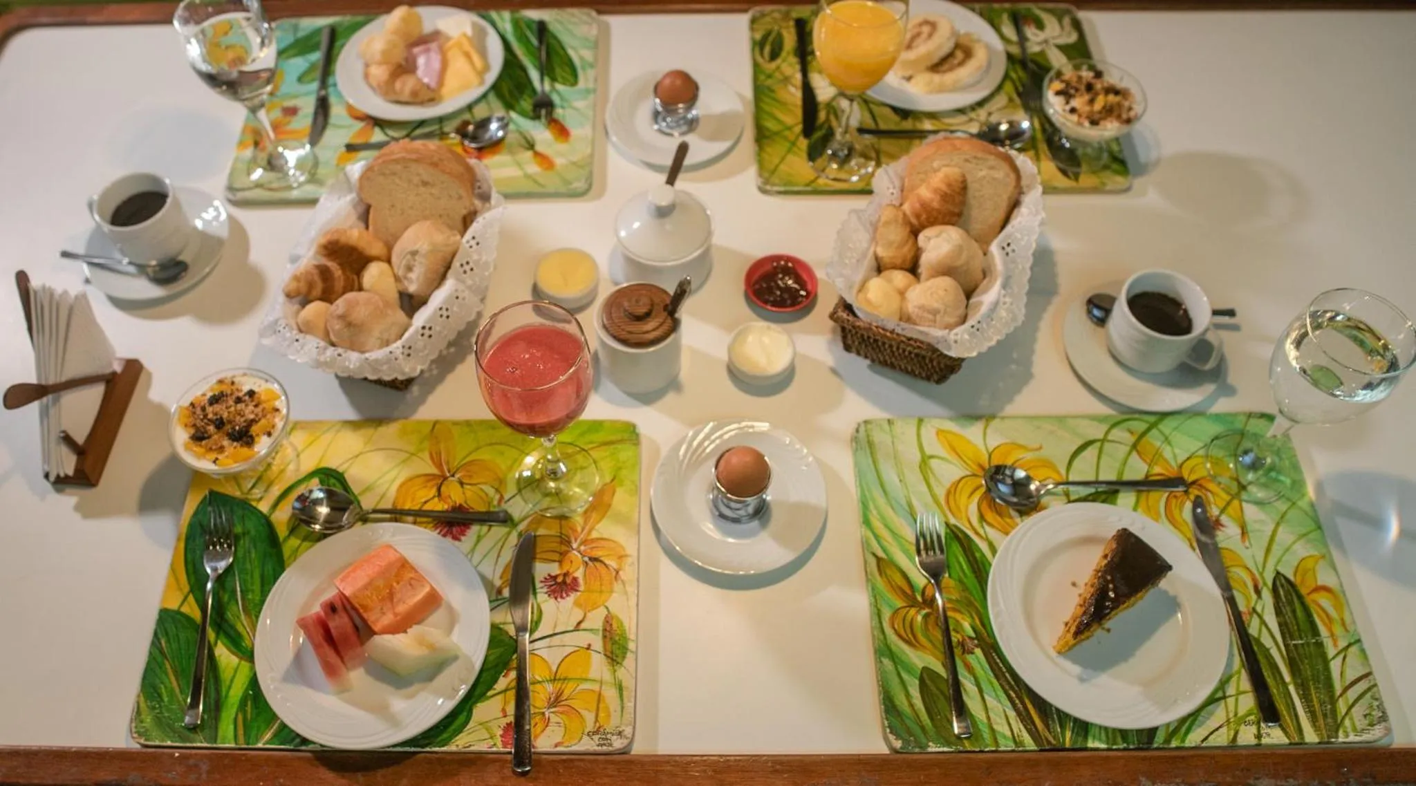 Breakfast in Plaza Inn Pousada do Capitão