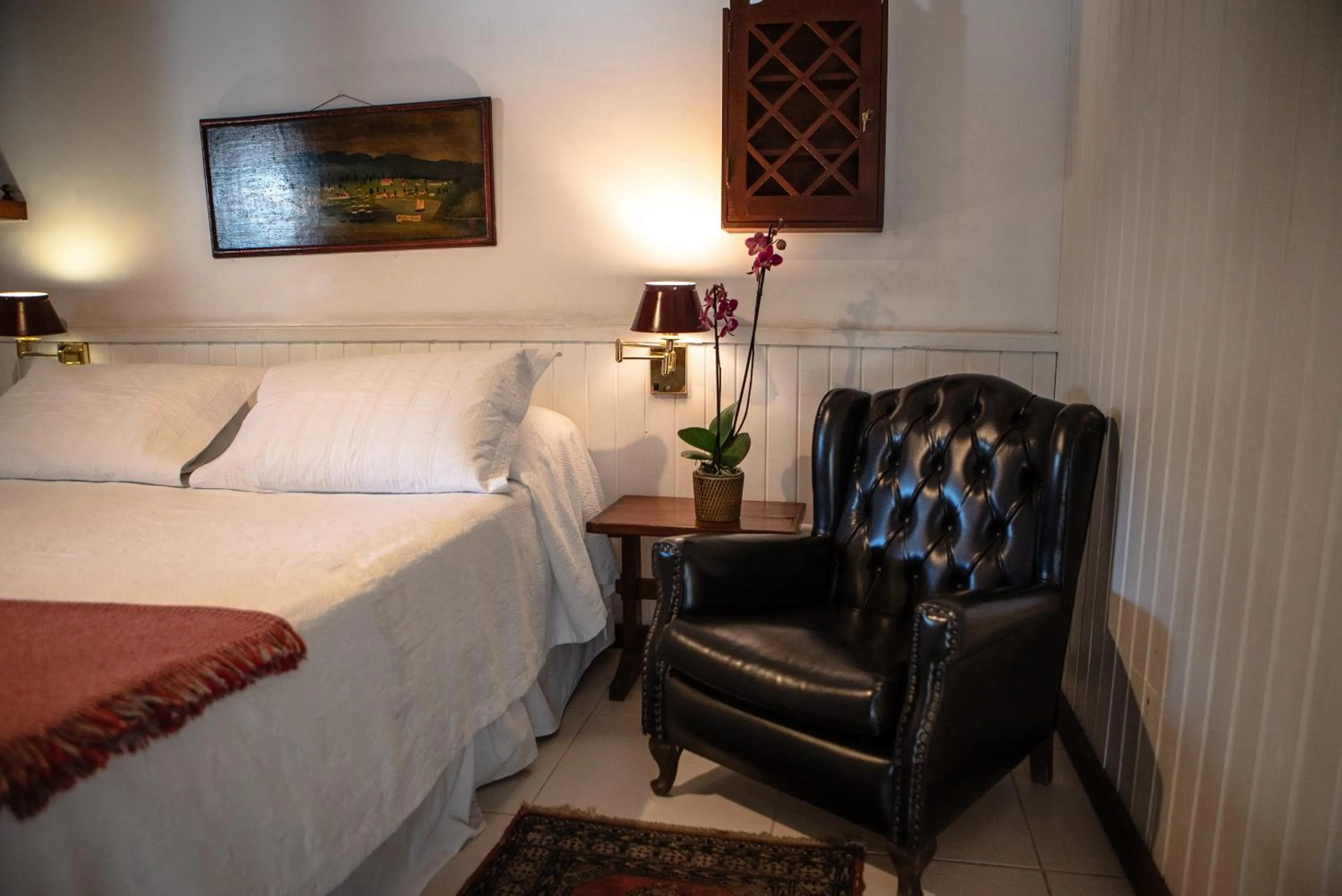 Bed in Plaza Inn Pousada do Capitão