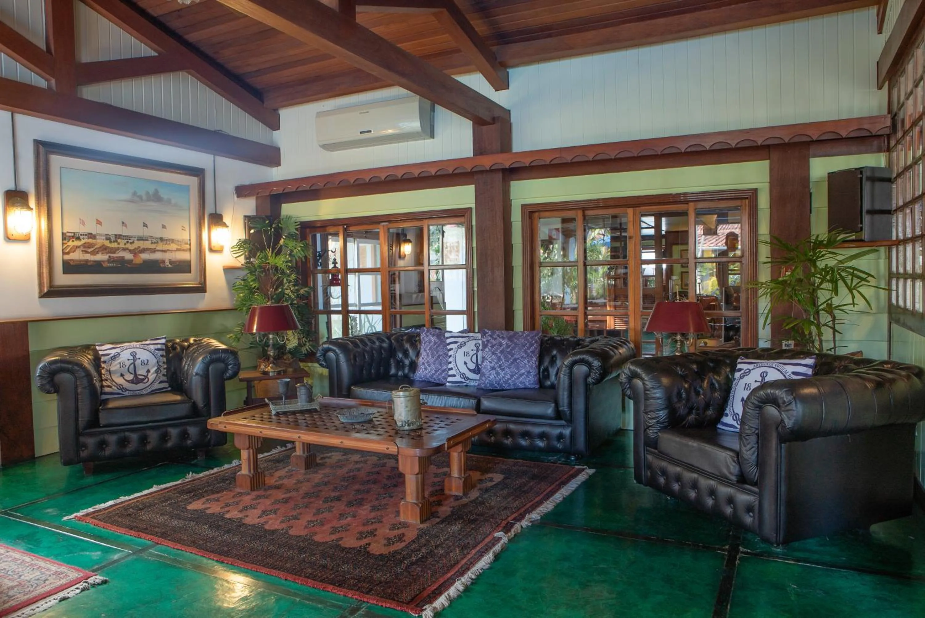 Living room in Plaza Inn Pousada do Capitão