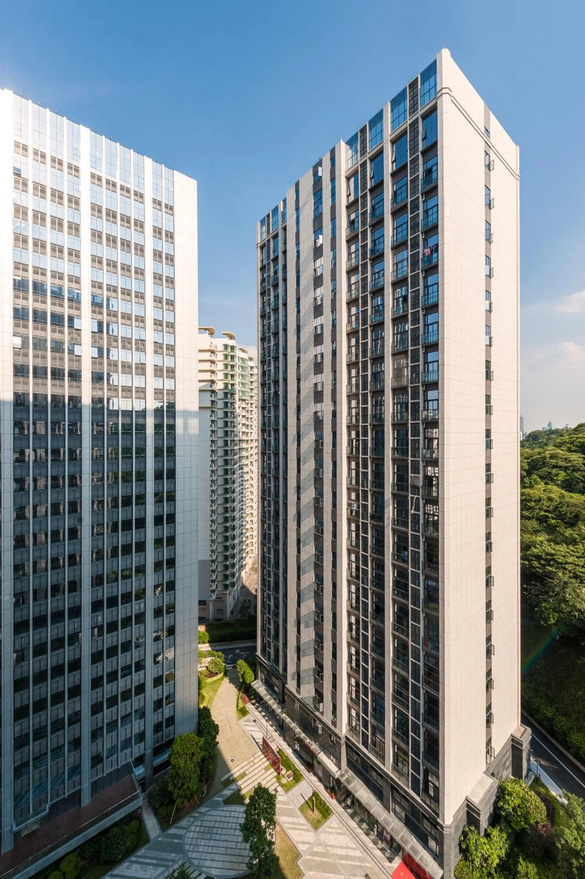 Bird's eye view in Yumi Huanju Apartment -广州东站 燕塘地铁站店