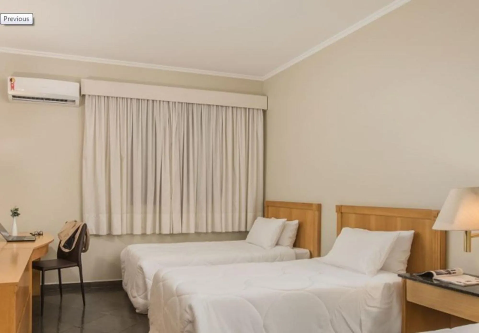 Bed in Hotel Nacional de Rio Preto - Distributed by Intercity