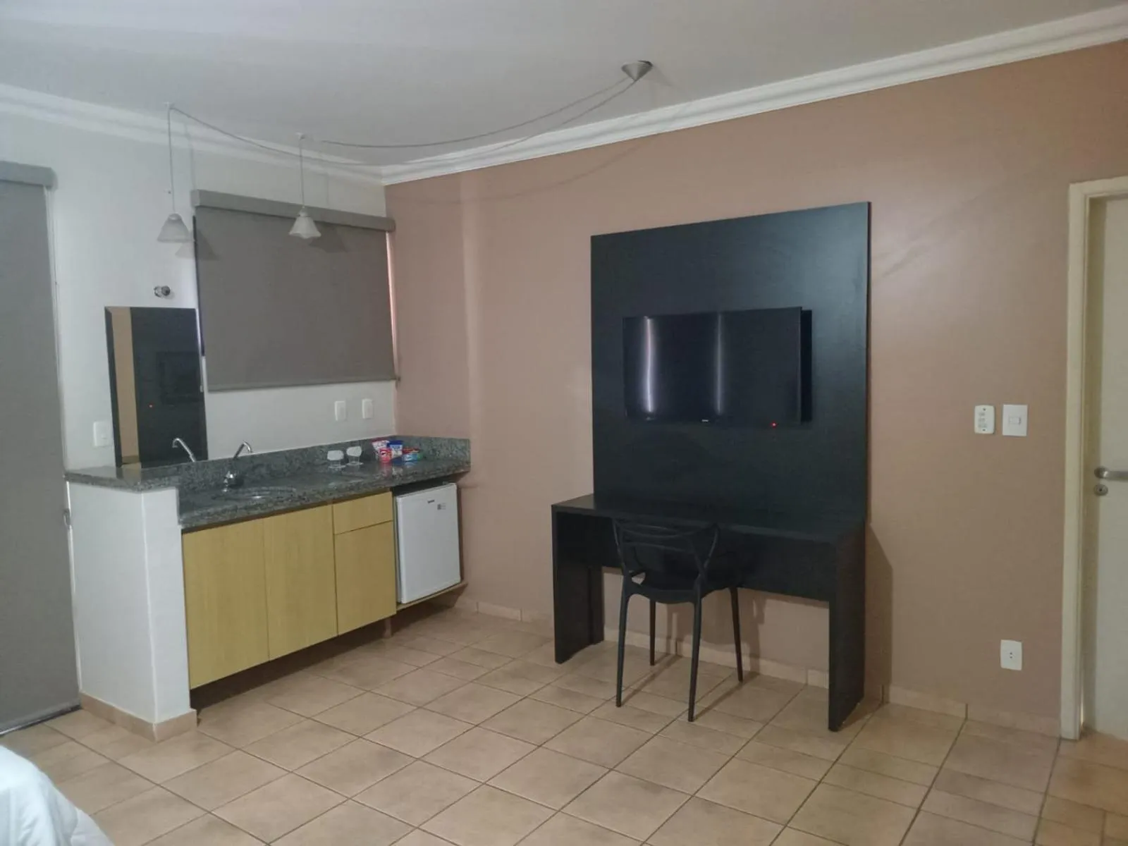 Living room in Plaza Inn Flat Araxá