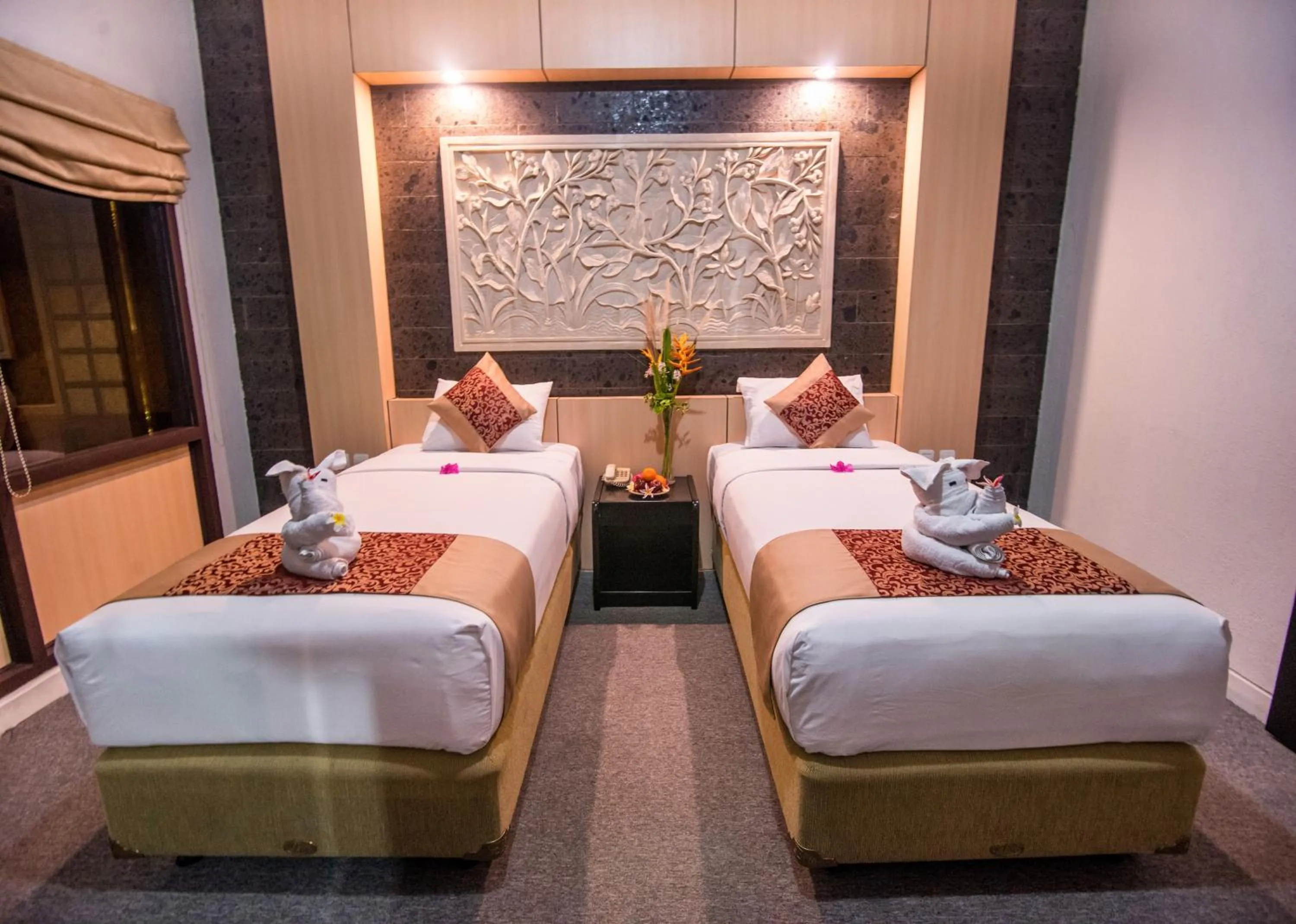 Bed in Nugraha Lovina Seaview Resort & Spa