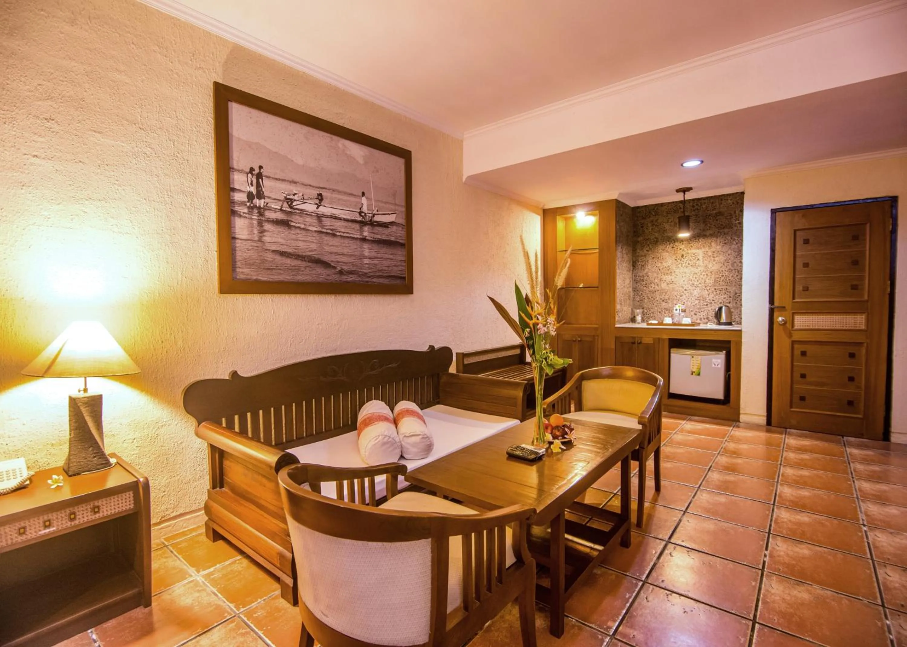 Living room in Nugraha Lovina Seaview Resort & Spa