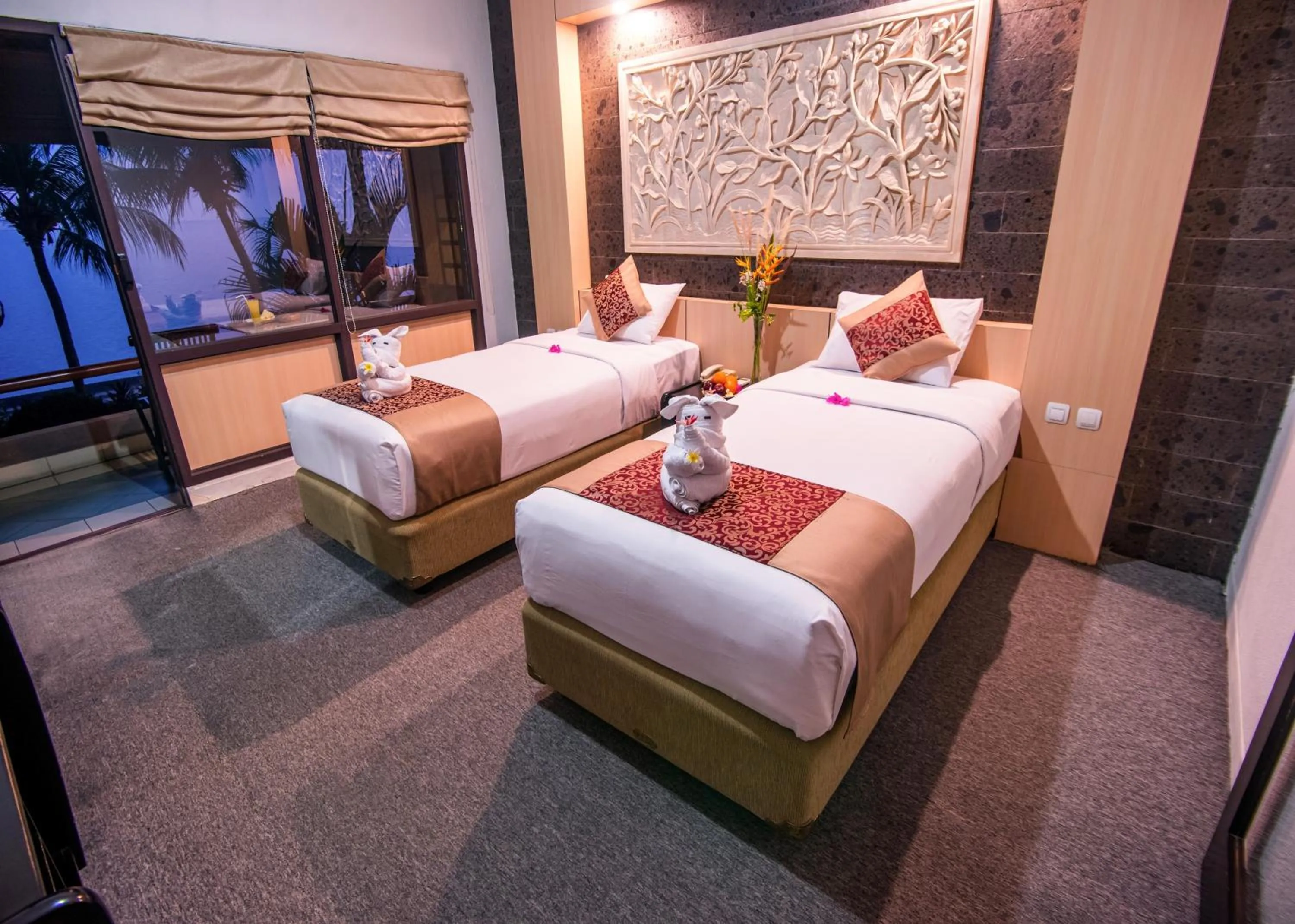 Bed in Nugraha Lovina Seaview Resort & Spa