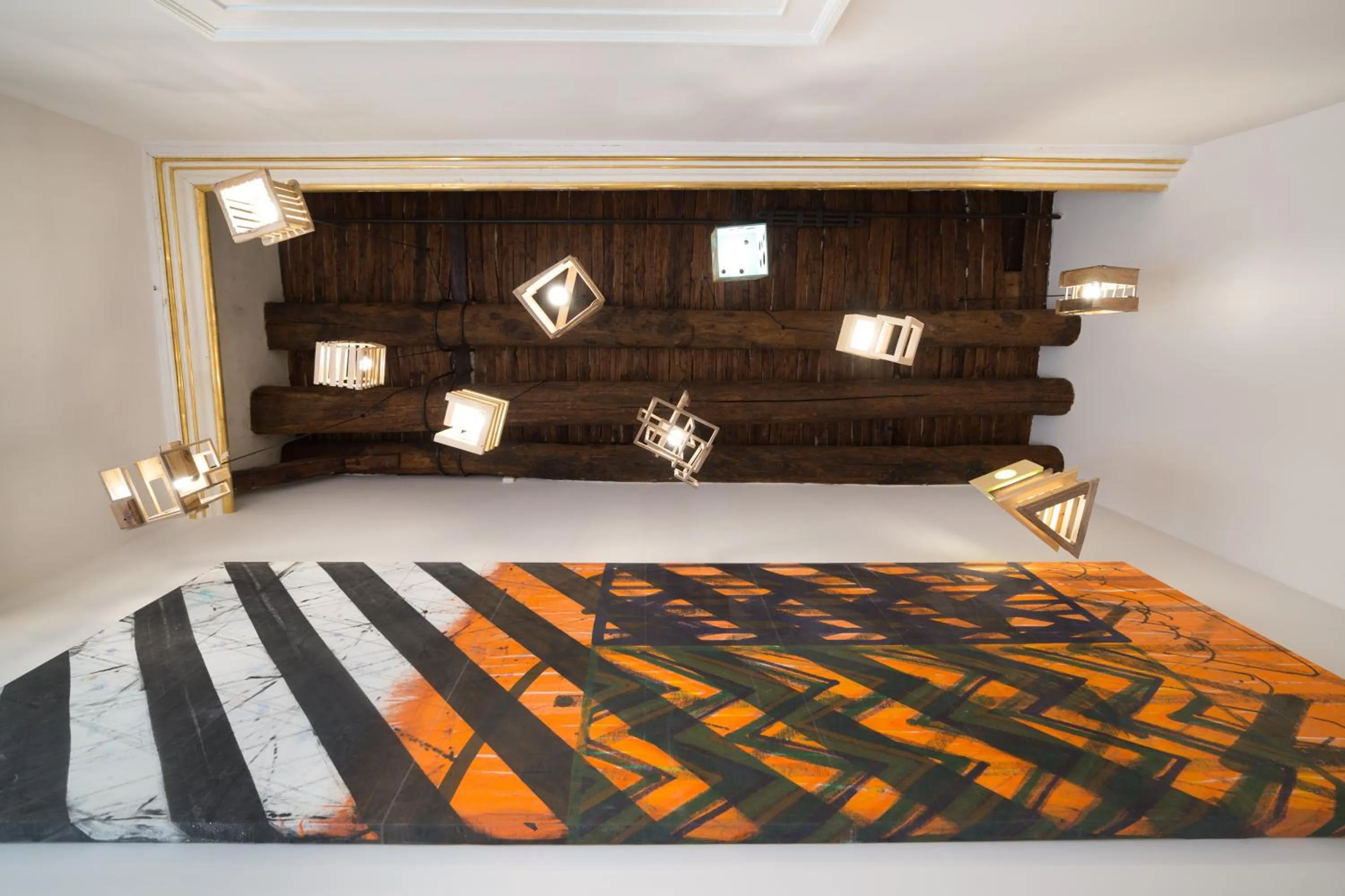 Decorative detail, Bed in The Dante House by House In Naples