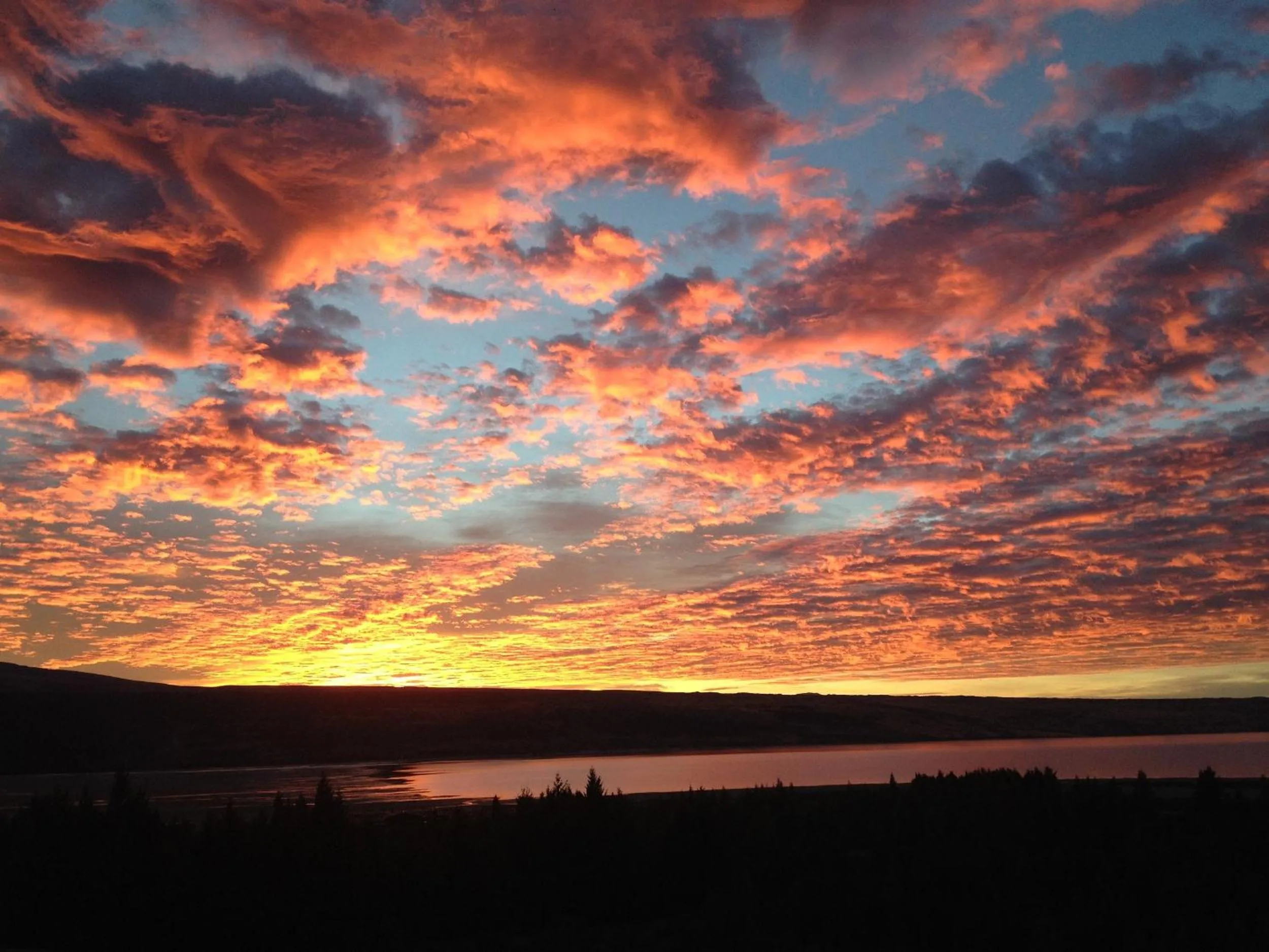 Sunset in Glentanner Park Centre