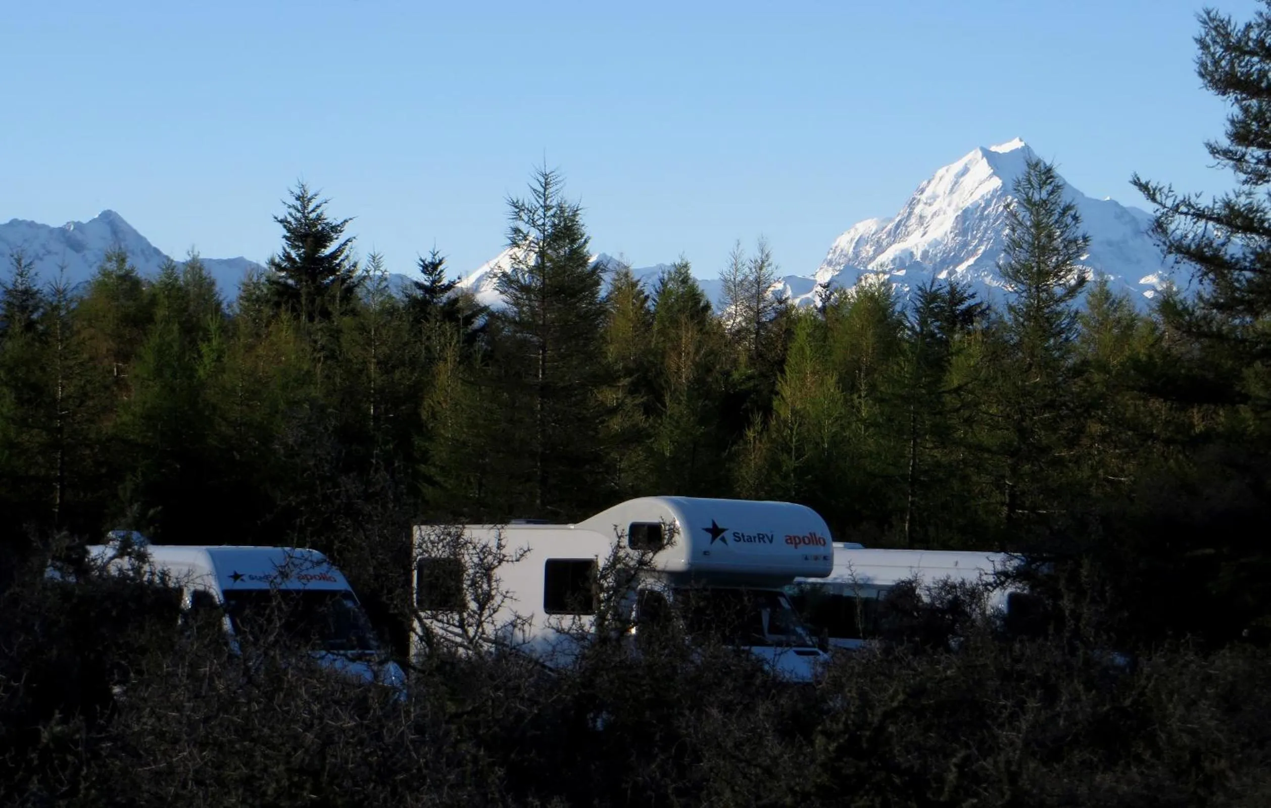 Mountain view in Glentanner Park Centre