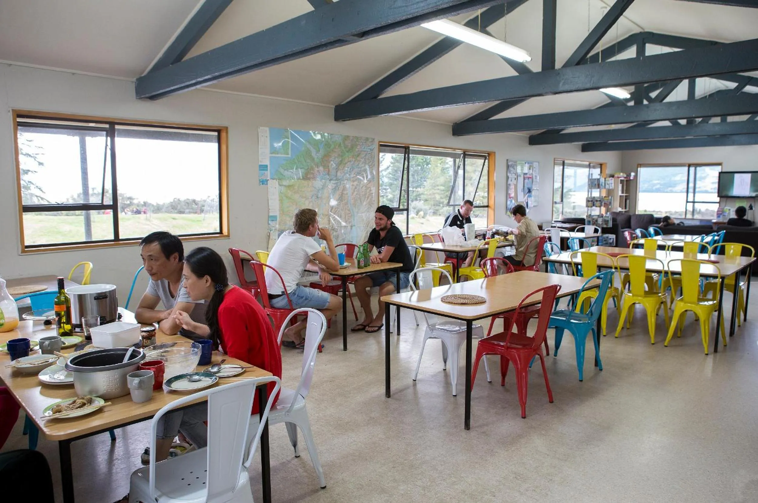 group of guests in Glentanner Park Centre