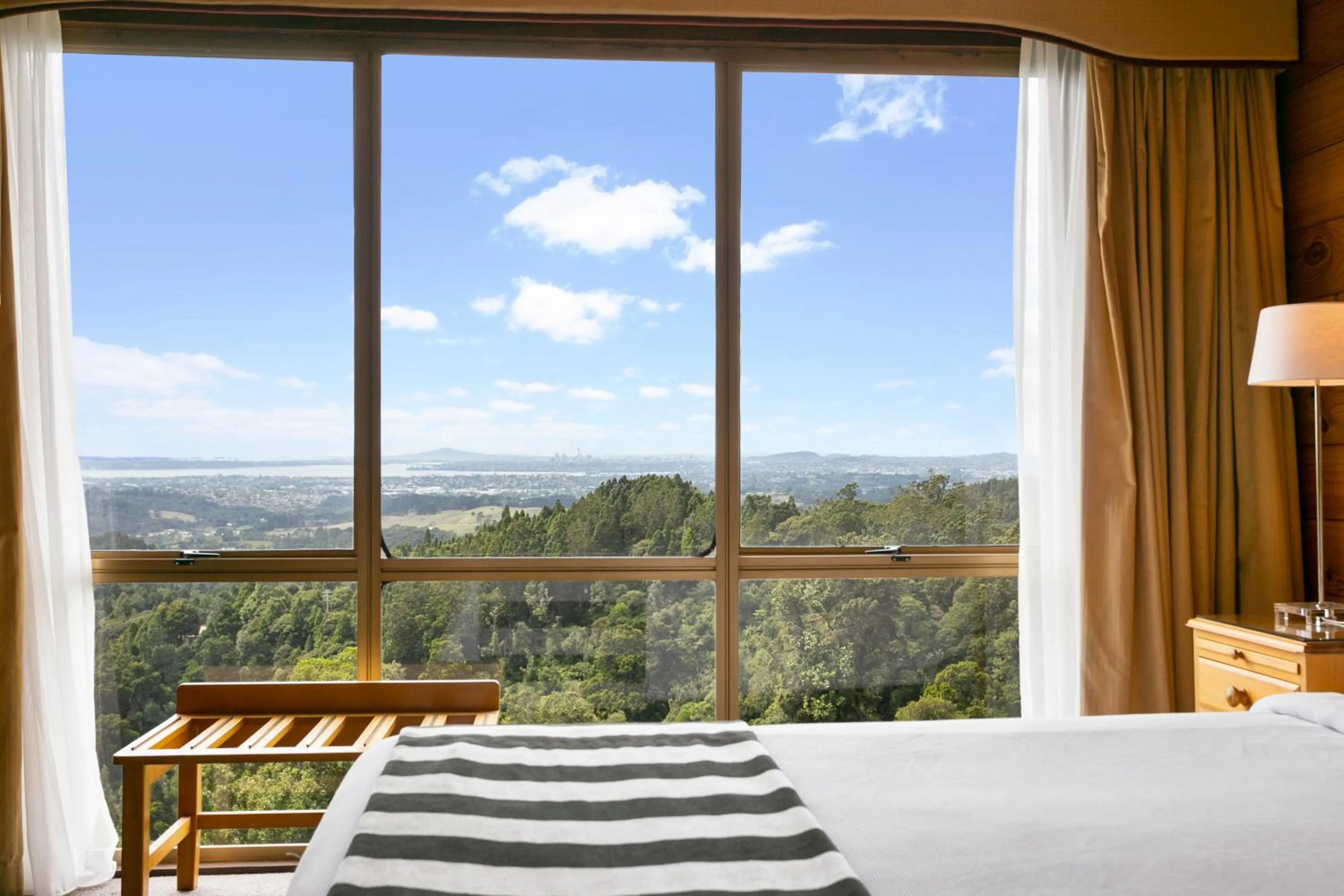 View (from property/room), Bed in Waitakere Resort & Spa