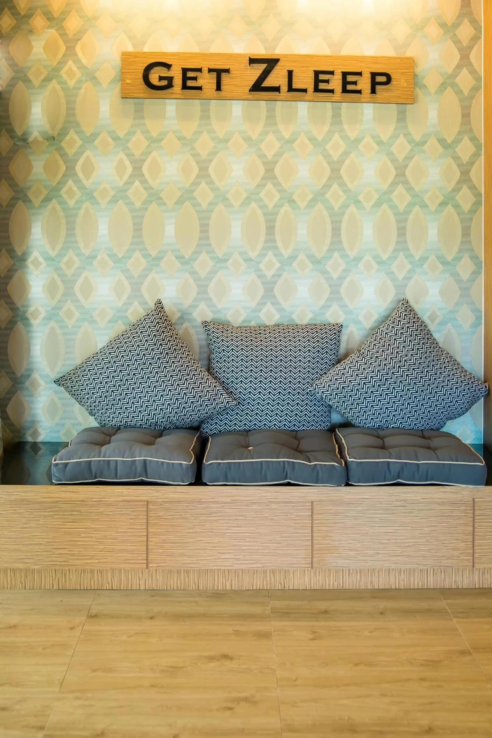 Living room in GetZleep House Sattahip