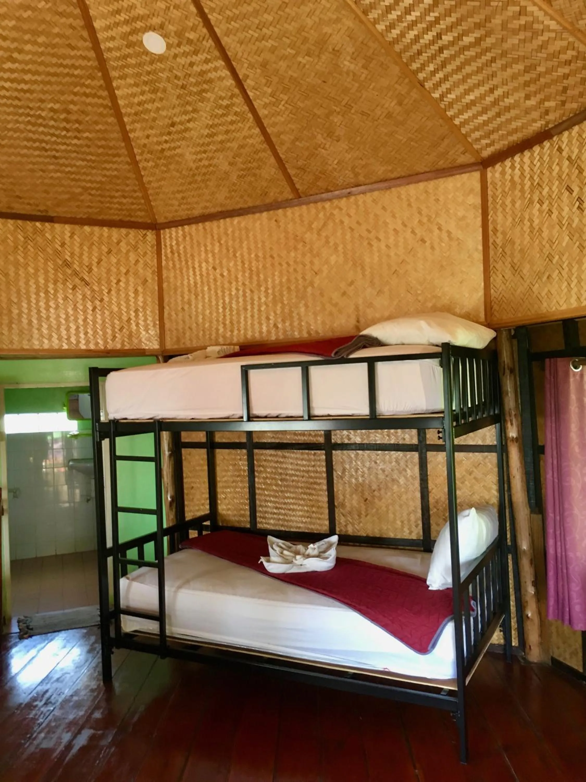Bed in TP Hut Bungalows