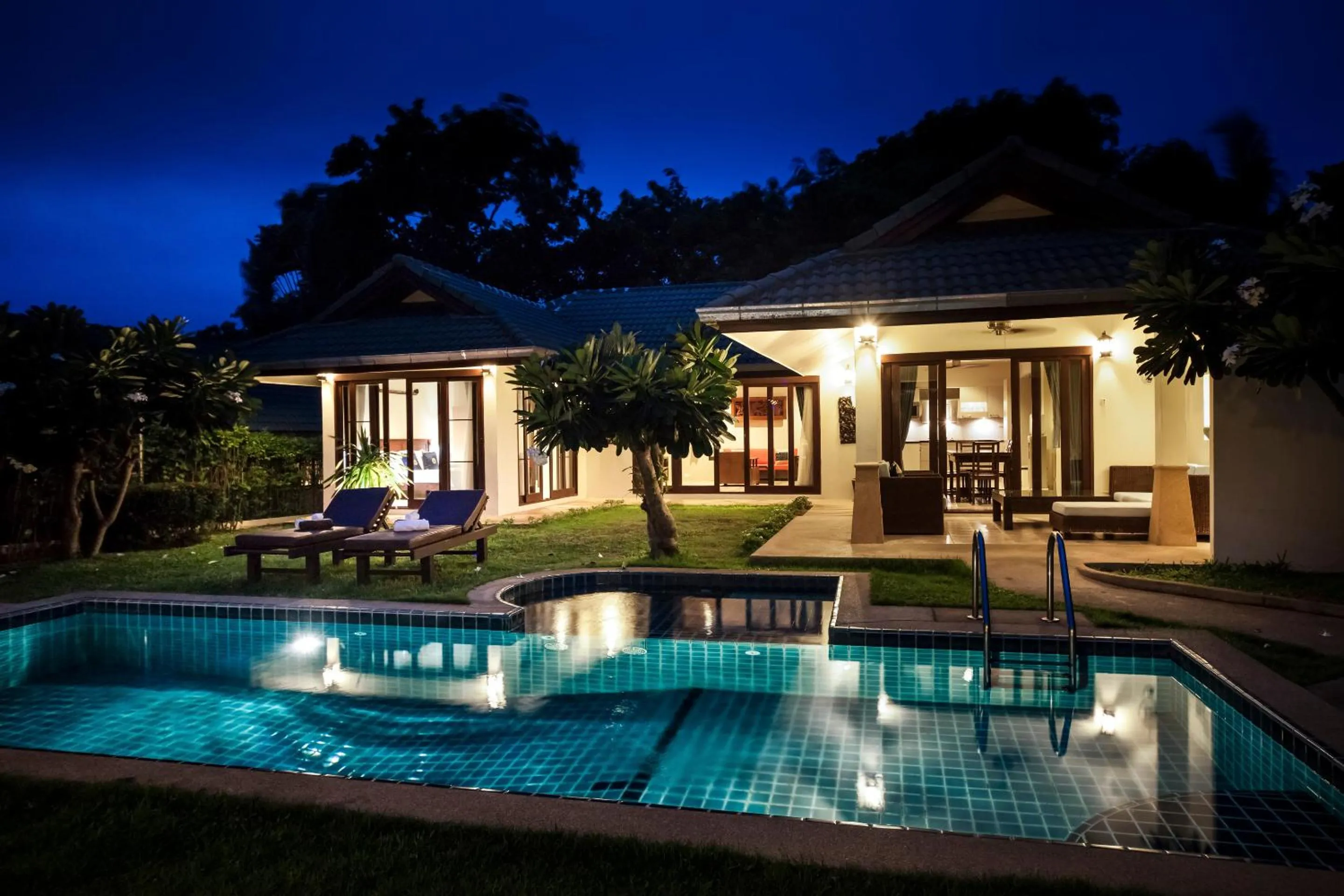 Property building in Idyllic Samui Beach Villa Resort