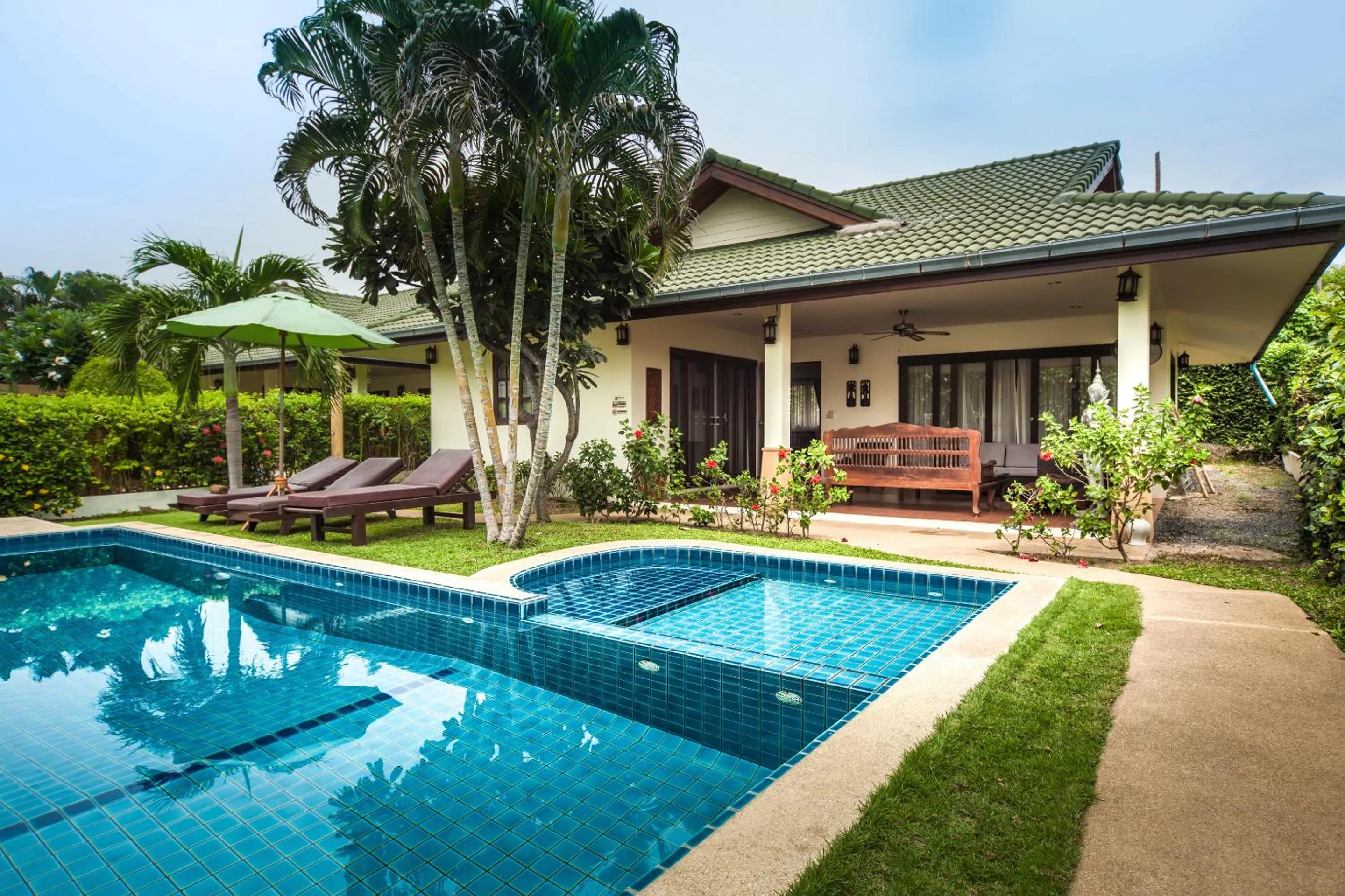 Property building in Idyllic Samui Beach Villa Resort