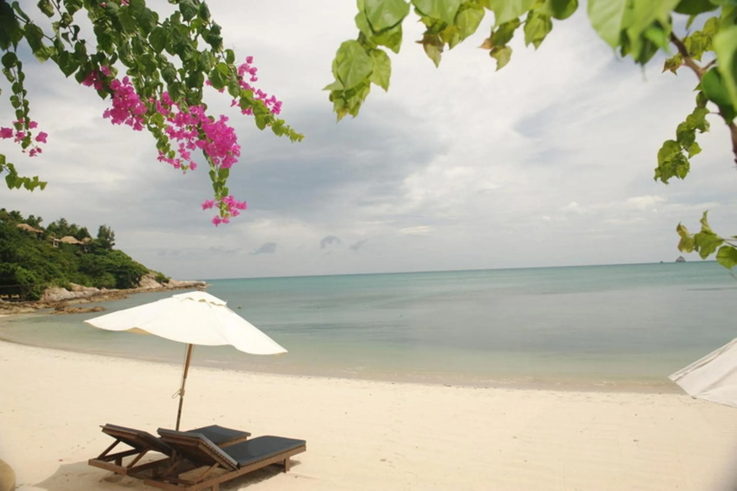 Beach in Idyllic Samui Beach Villa Resort