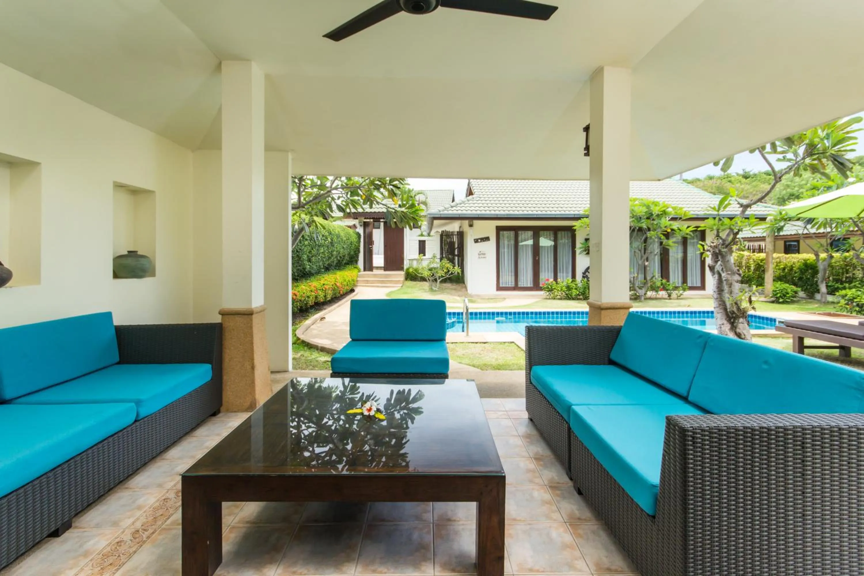 Photo of the whole room in Idyllic Samui Beach Villa Resort