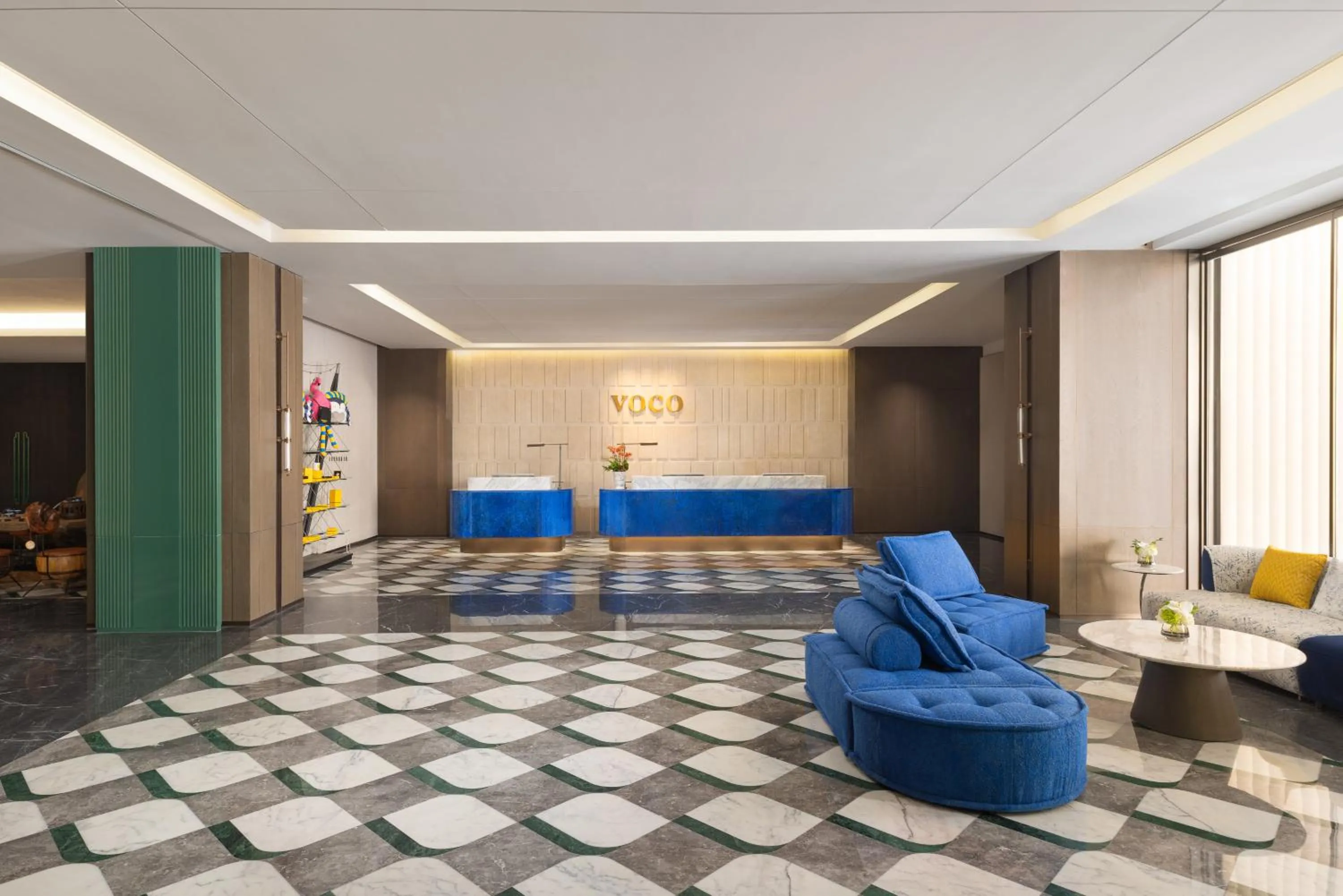 Lobby or reception in voco Suzhou Guanqian Street by IHG