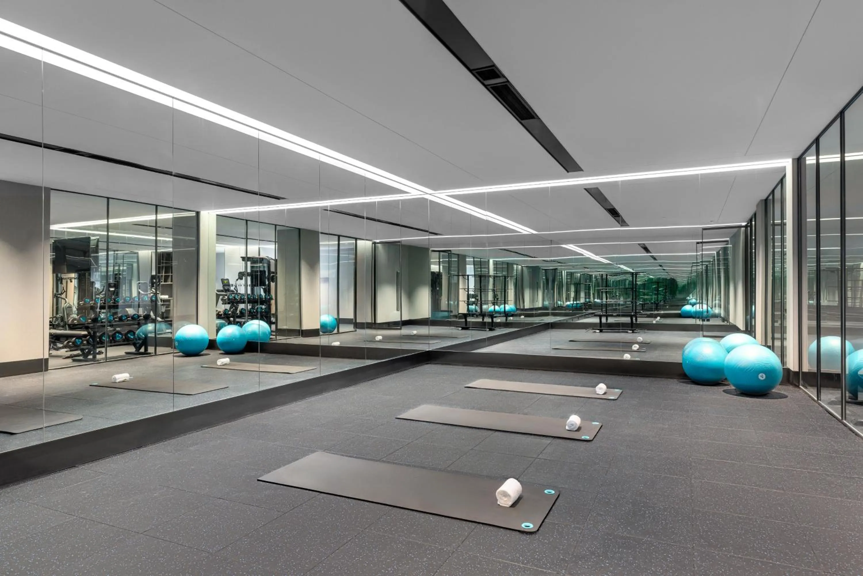 Fitness centre/facilities in voco Suzhou Guanqian Street by IHG