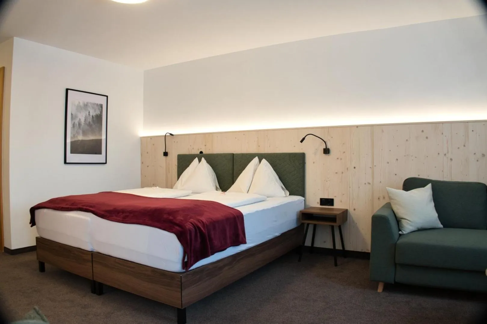 Photo of the whole room, Bed in Hotel Malteinerhof