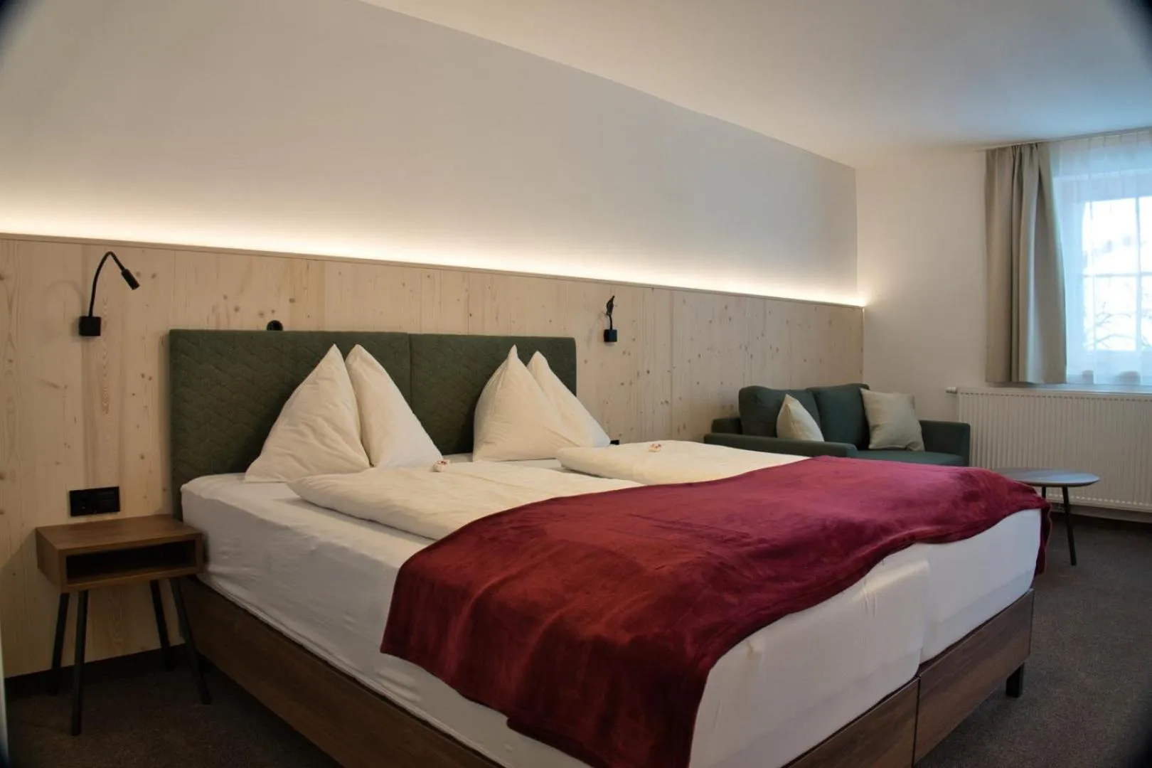 Bed in Hotel Malteinerhof