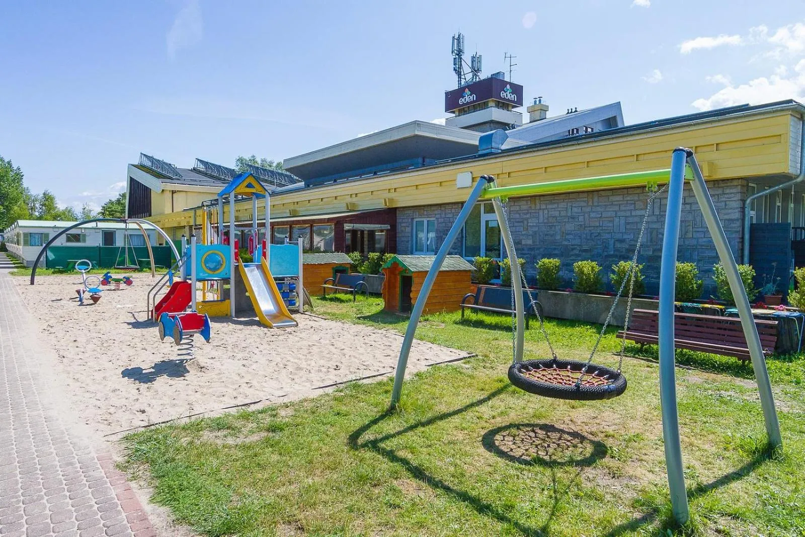 Children play ground in Domki Holenderskie Eden Resort & Spa