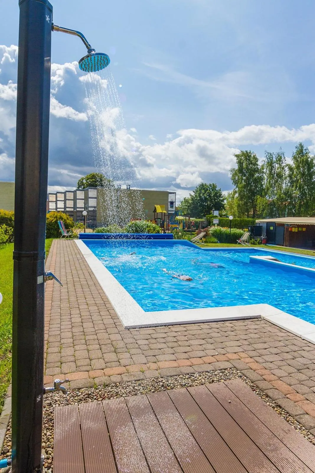 Pool view in Domki Holenderskie Eden Resort & Spa