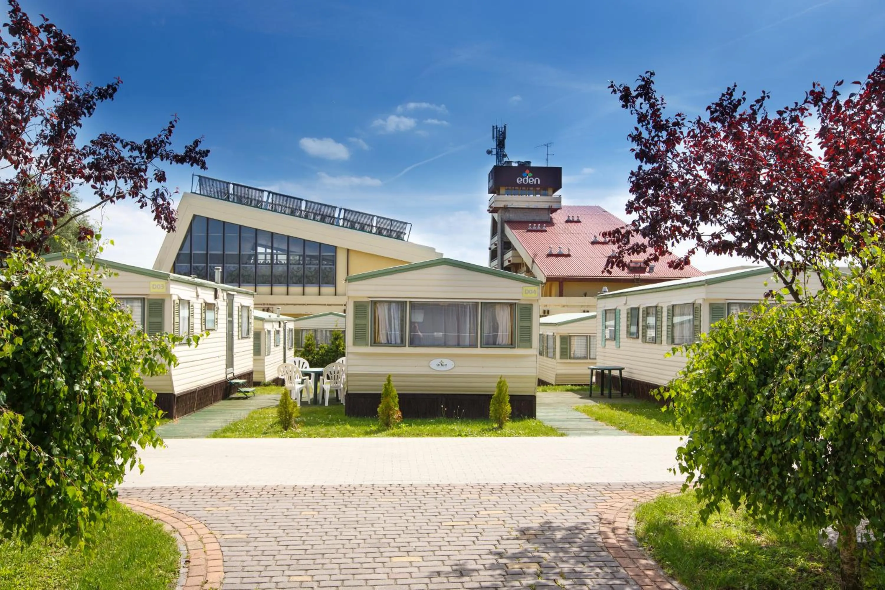 Property building in Domki Holenderskie Eden Resort & Spa