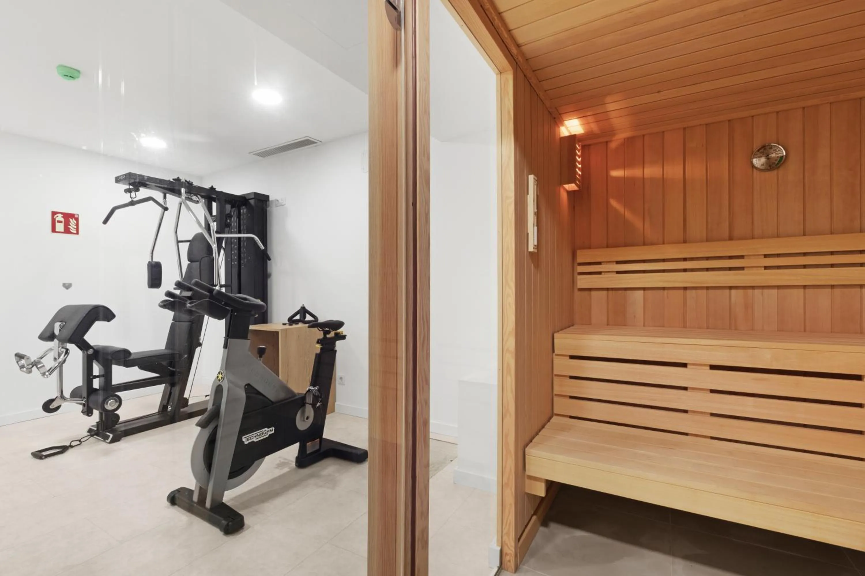 Fitness centre/facilities in Hotel Sant Jordi