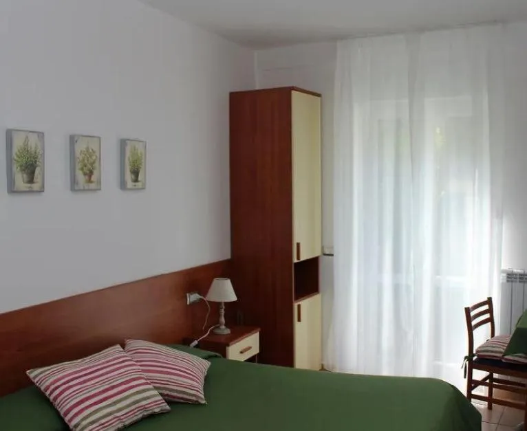 Bed in Hotel Villa Argentina