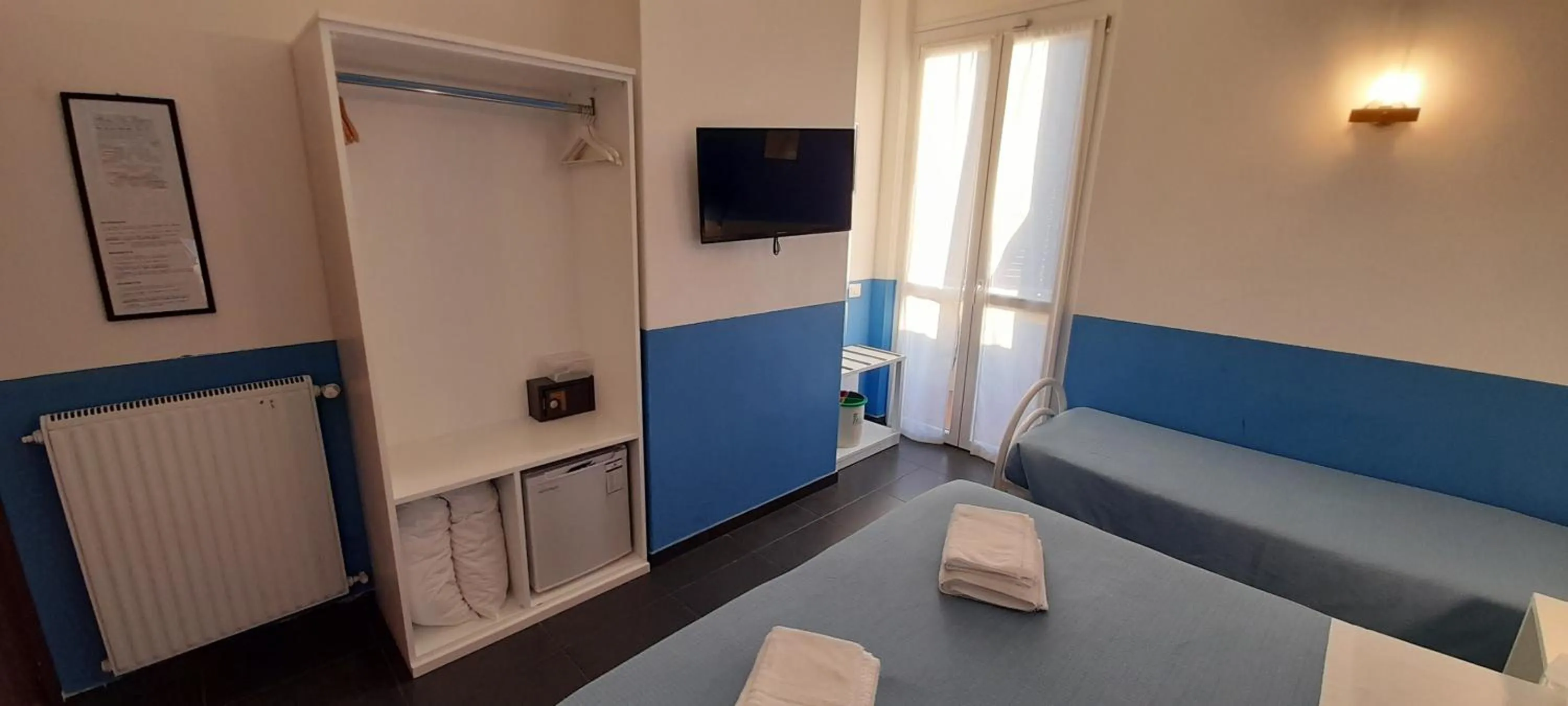 Bed in Hotel Villa Argentina