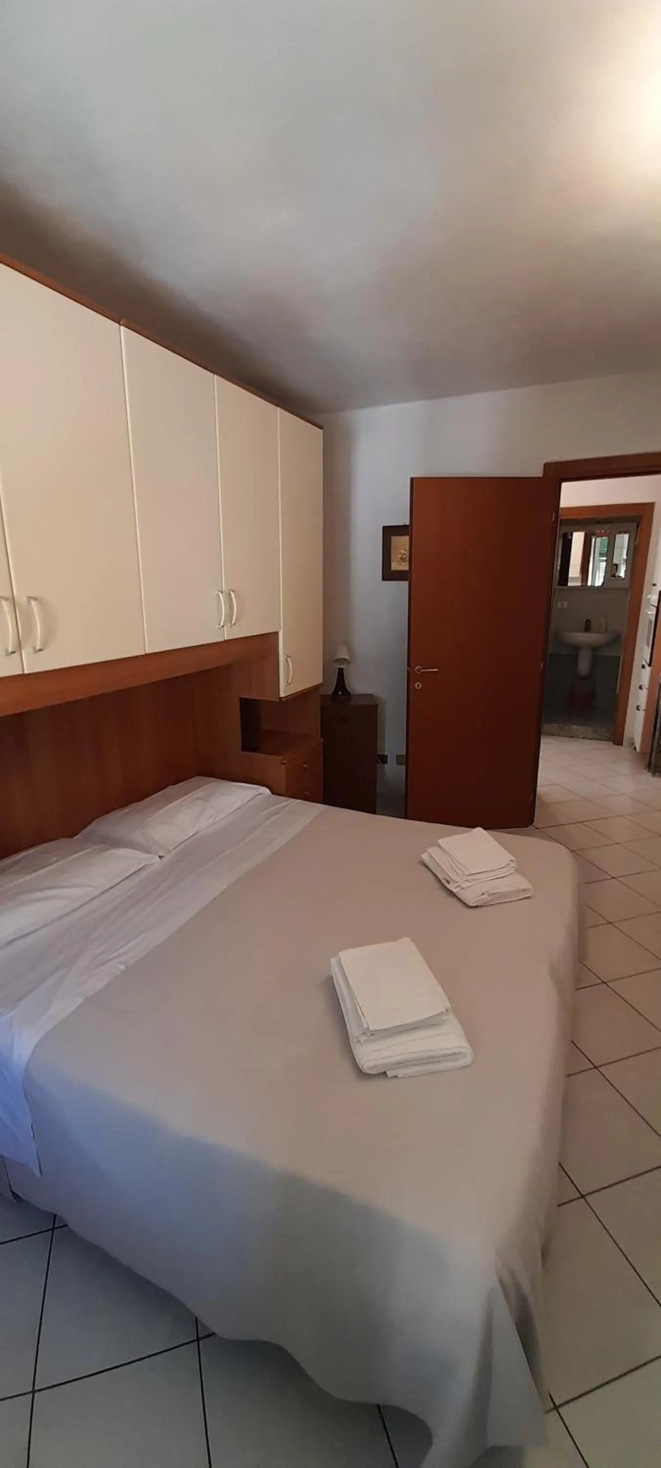 Bed in Hotel Villa Argentina