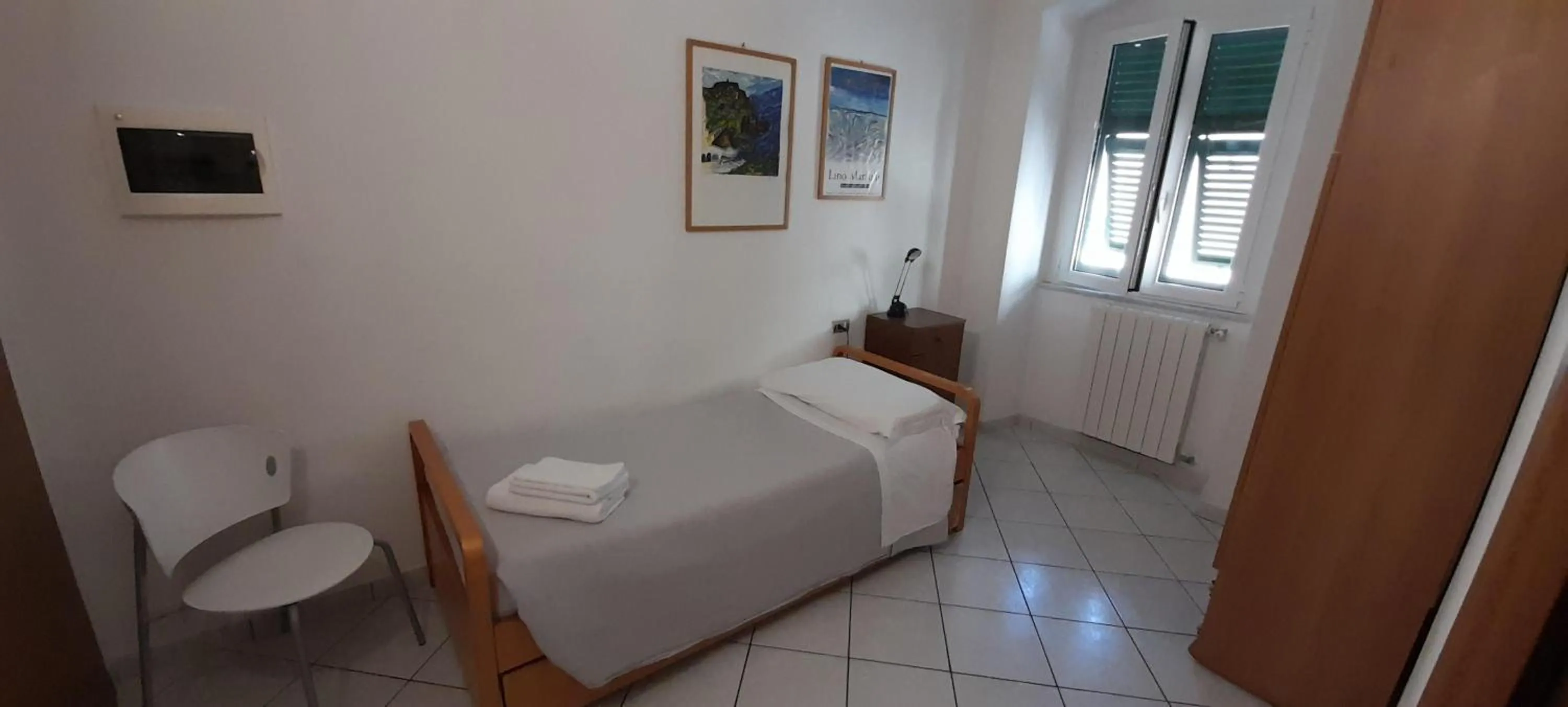 Bed in Hotel Villa Argentina