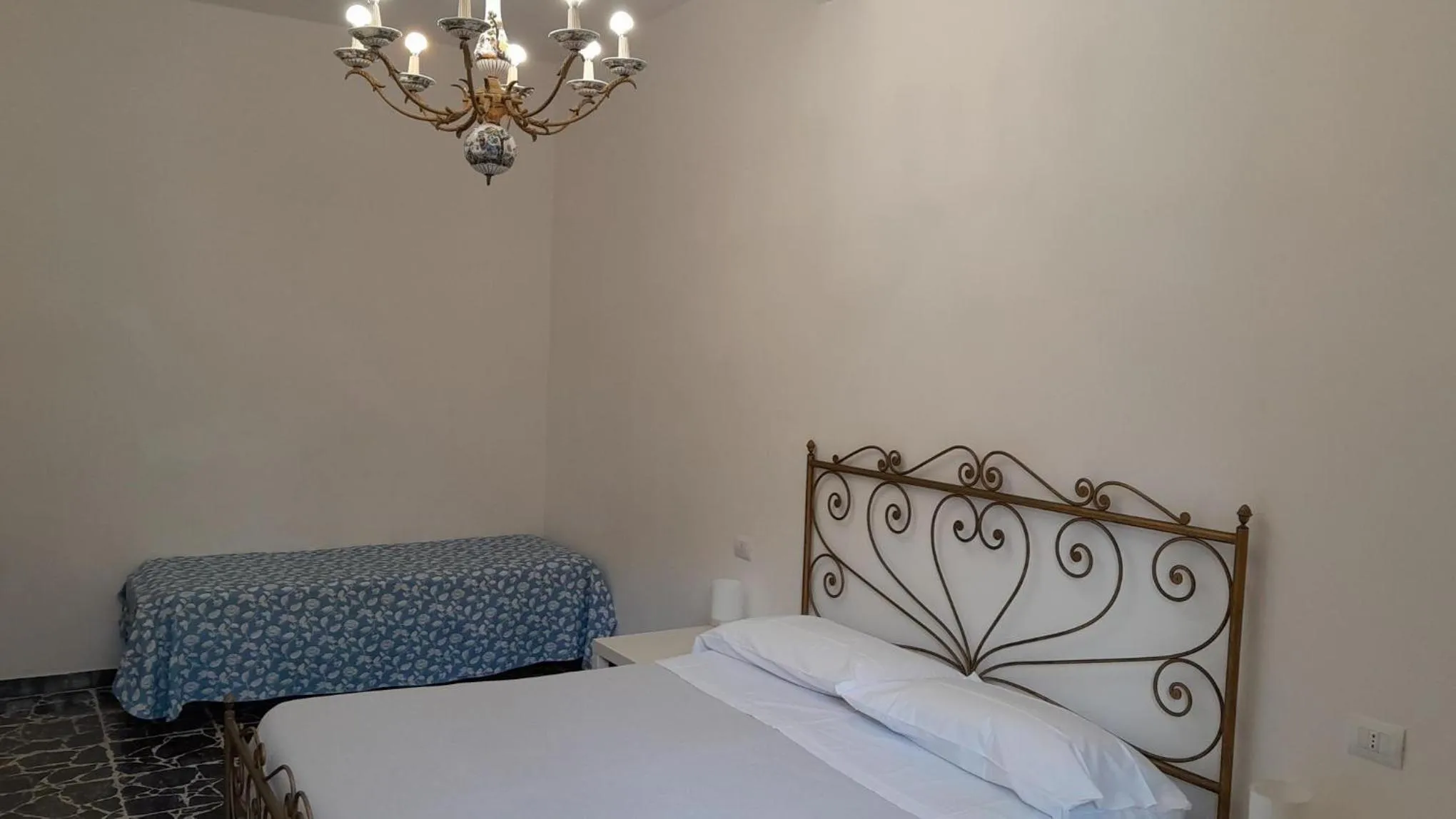 Bed in Hotel Villa Argentina