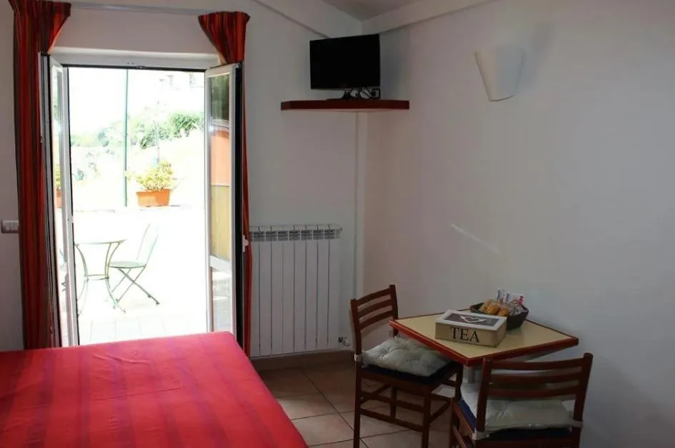 Bed in Hotel Villa Argentina