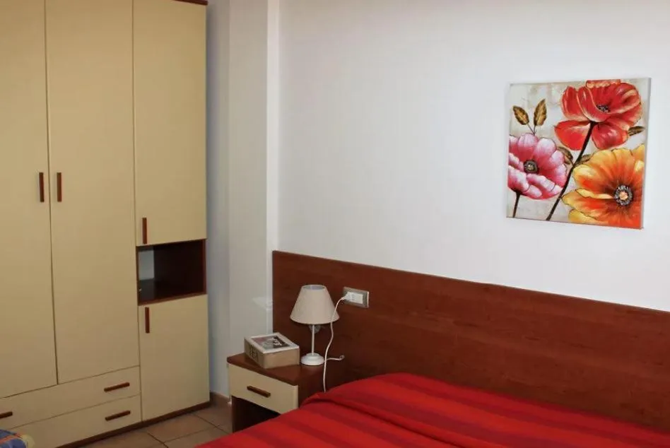 Bed in Hotel Villa Argentina