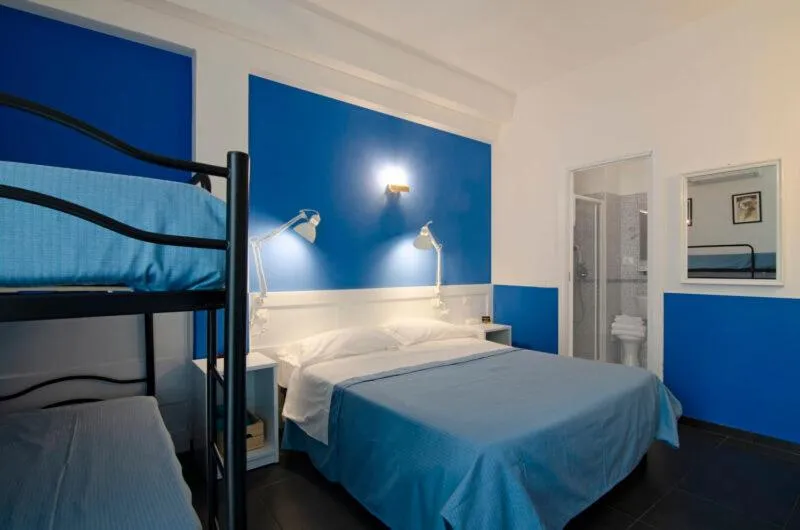 Bed in Hotel Villa Argentina