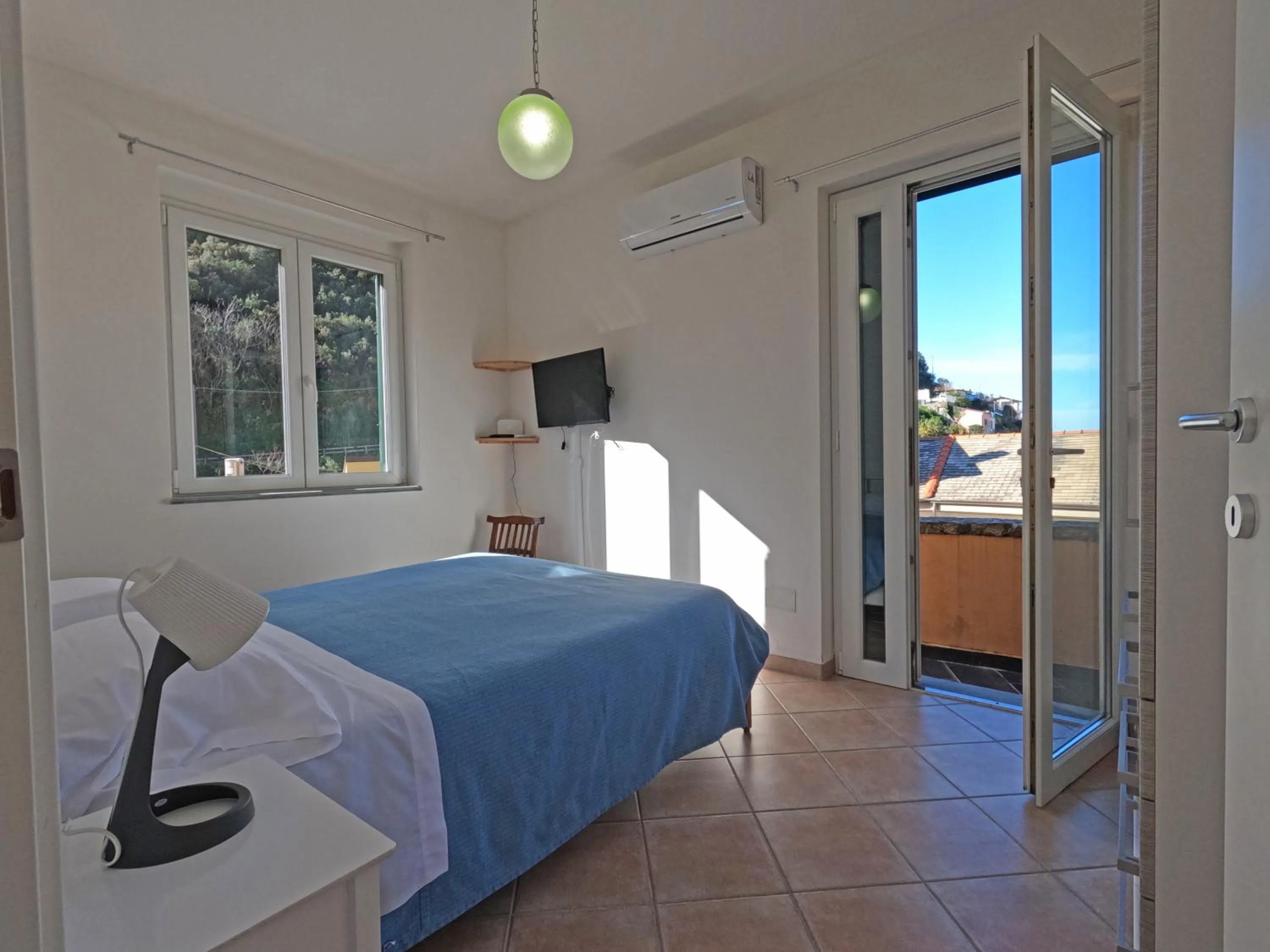 Bed in Hotel Villa Argentina