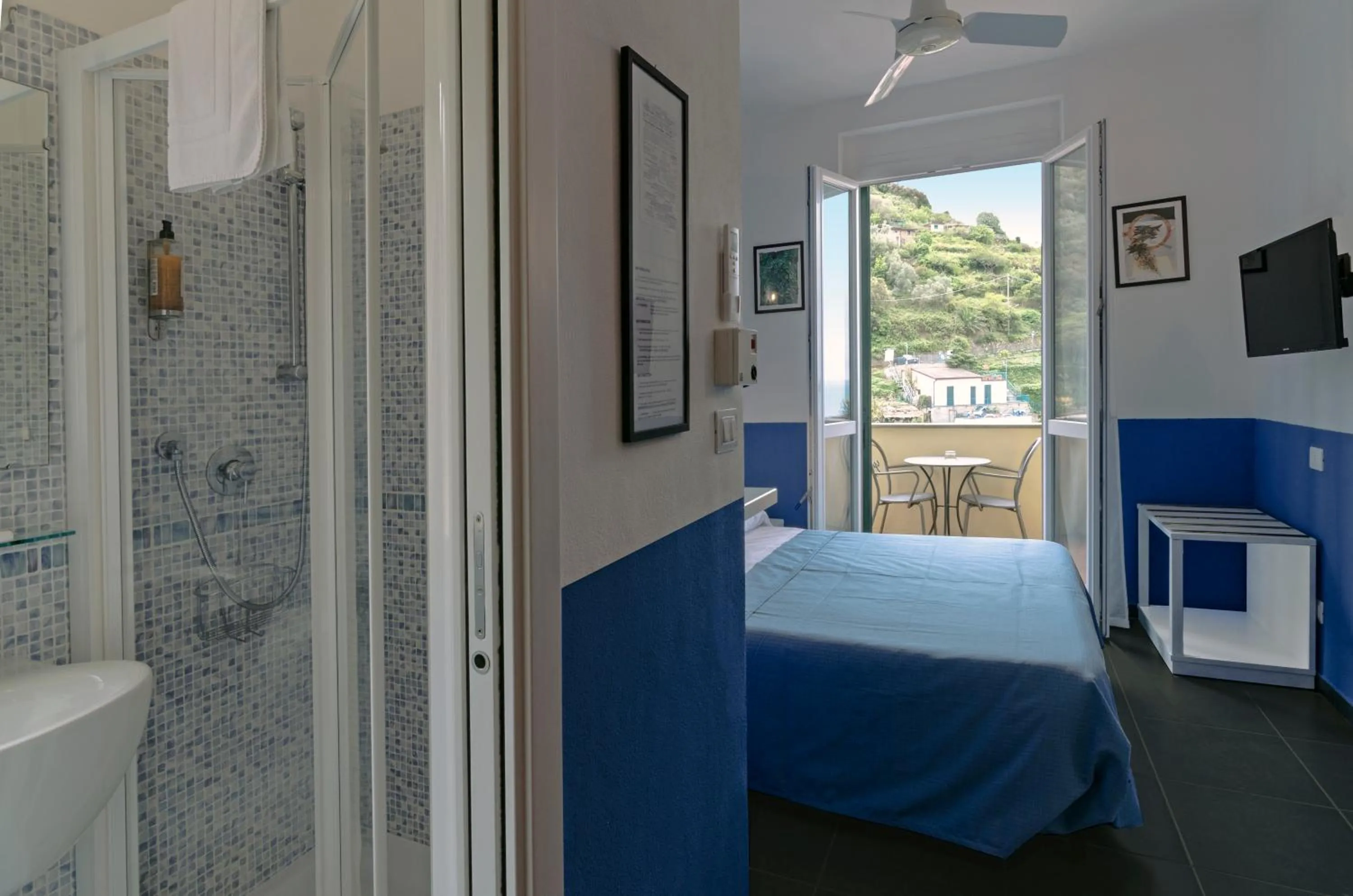 Bed in Hotel Villa Argentina