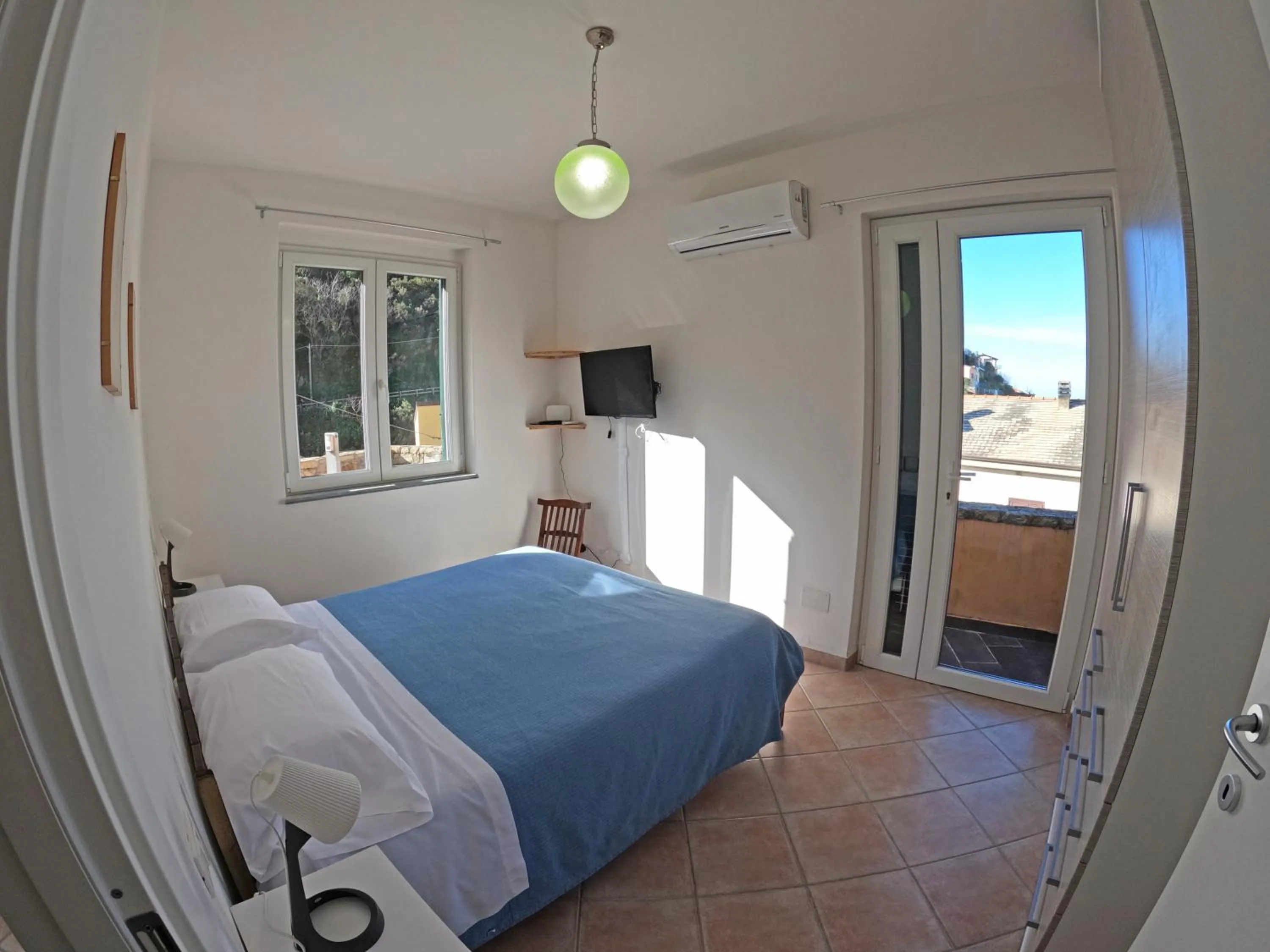 Bed in Hotel Villa Argentina