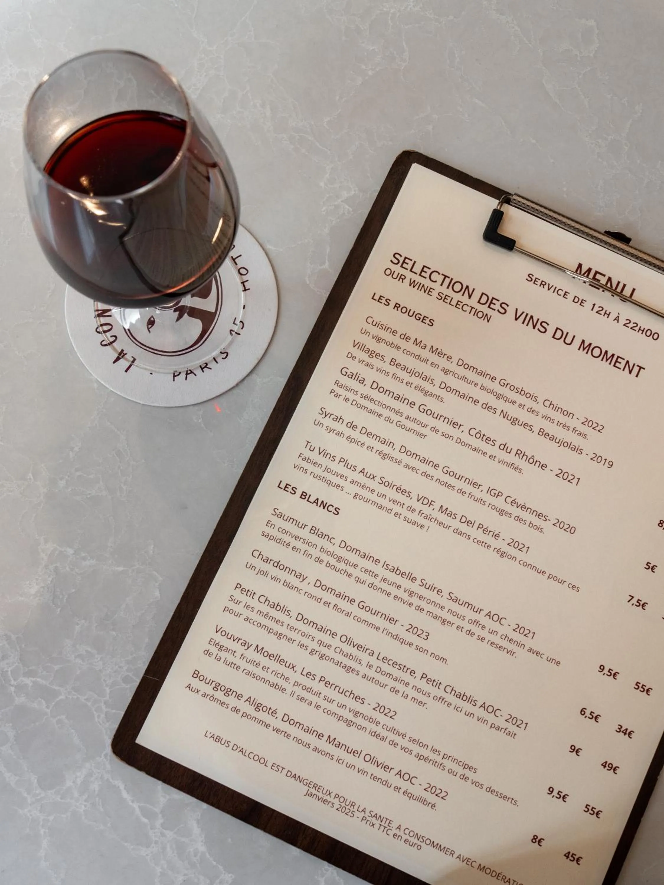 Restaurant/places to eat in Hôtel La Conversation